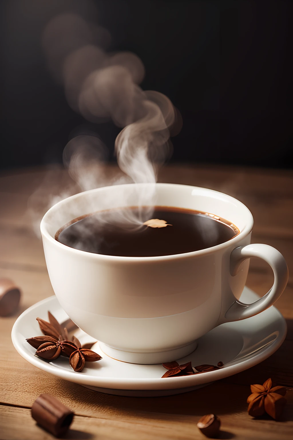 A cup of aromatic coffee