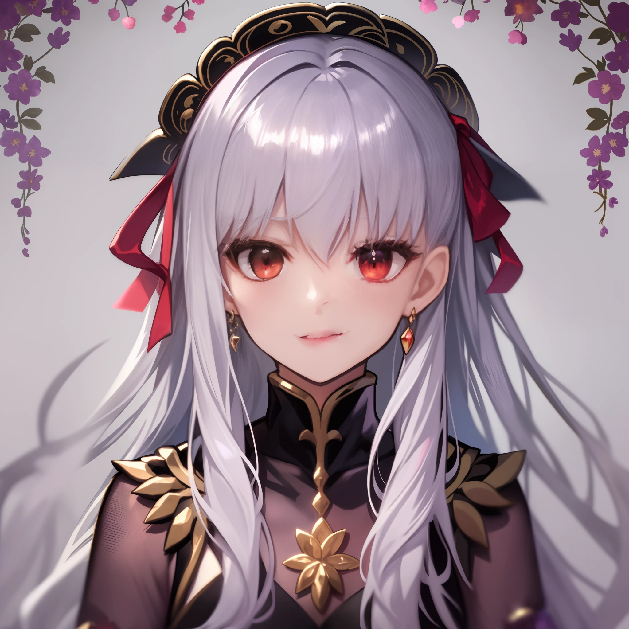 （（​masterpiece）），（（hightquality）），（（（hight resolution））），（（（:1.24））），（（Fate）），（（Fate Grand Order）），（（（（Kama）））），（（（（（Hair color is only purplish silver hair））））），（（（Lots of Girls Harem））），（（（Purplish silver hair color with red ribbon accessories））），（（（Bright red eyes that shine bewitchingly）））