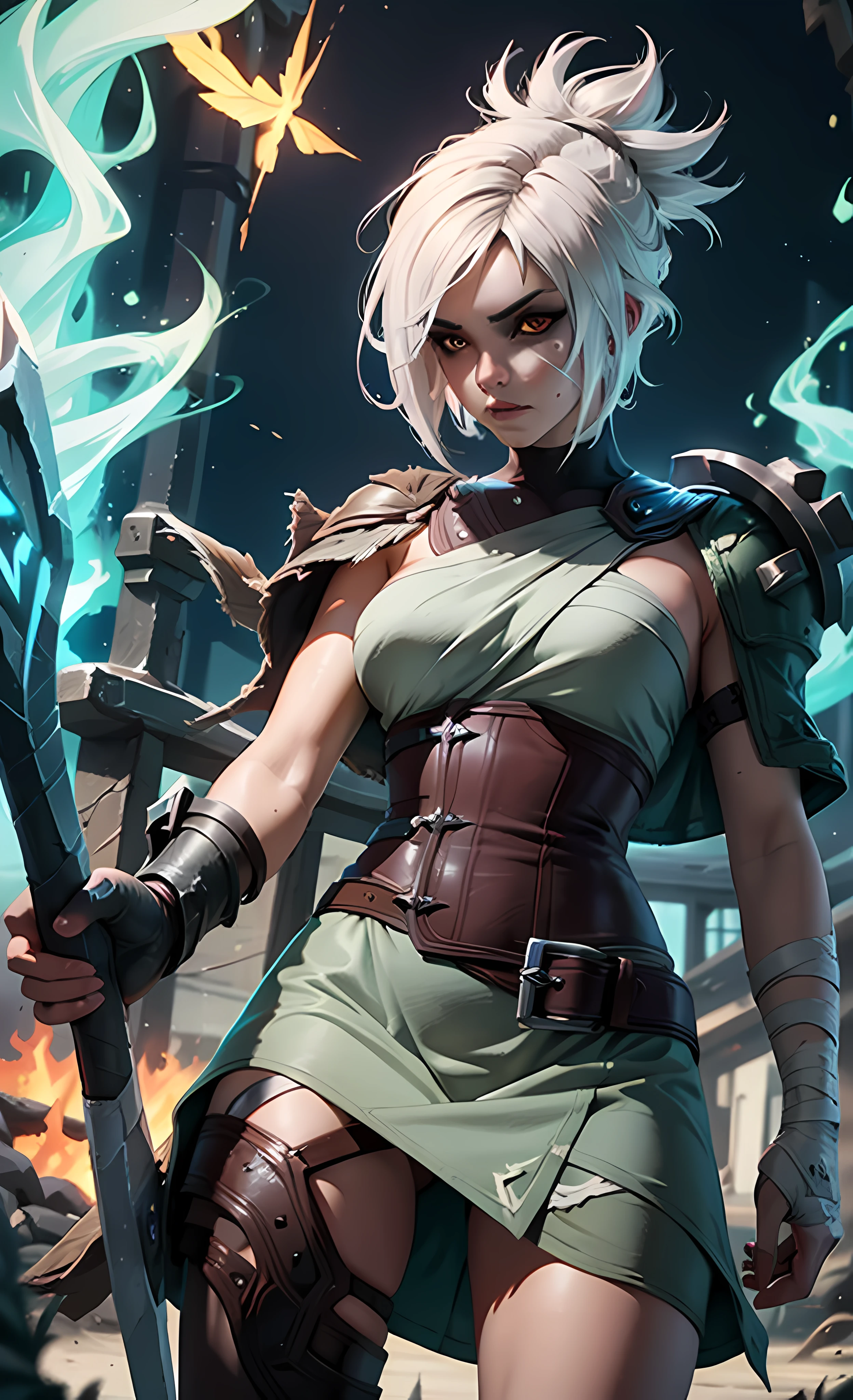 Psychedelic style, Персонаж игры League of Legends, riven, Metaverse, Detail,