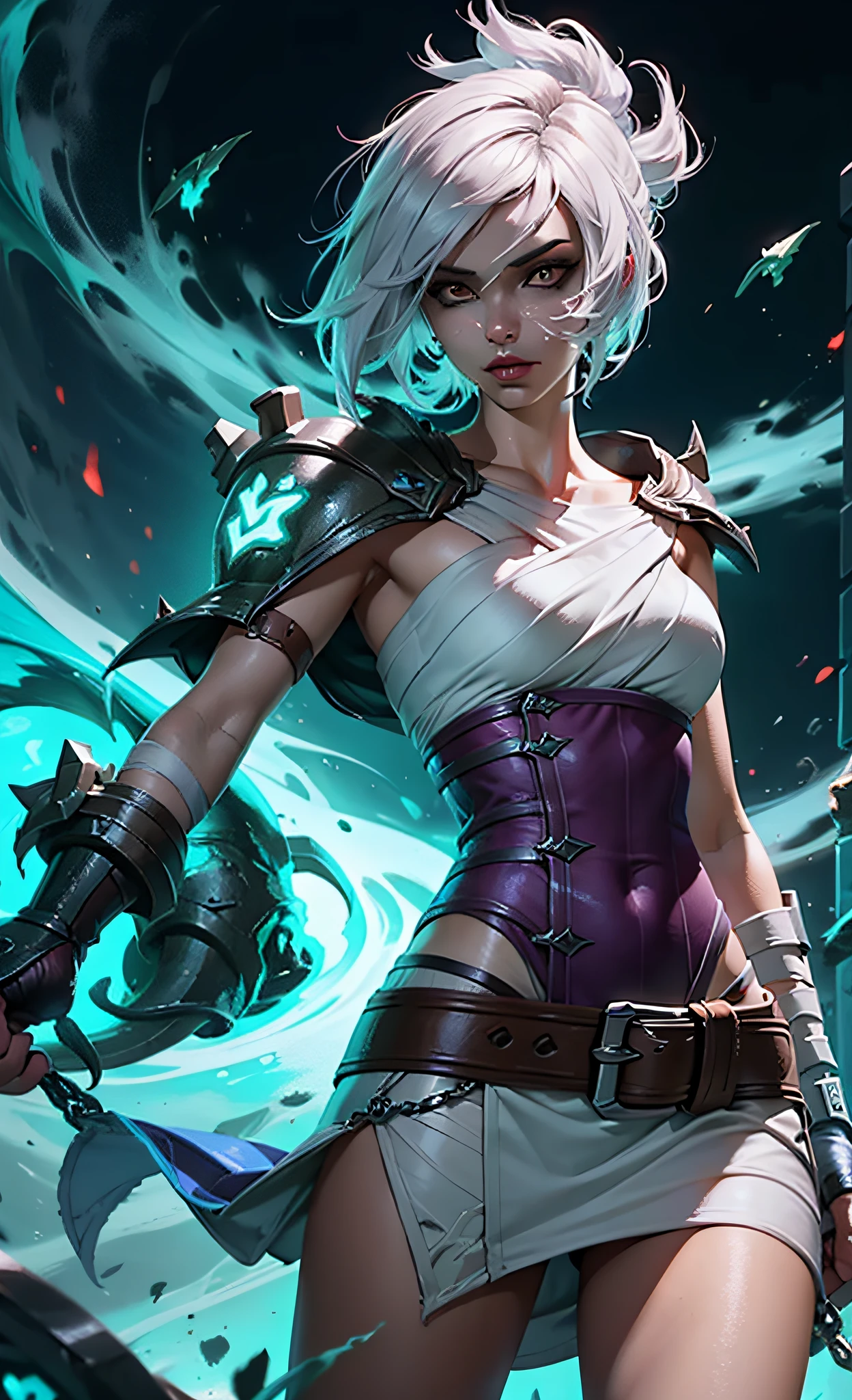 Psychedelic style, Персонаж игры League of Legends, riven, Metaverse, Detail,