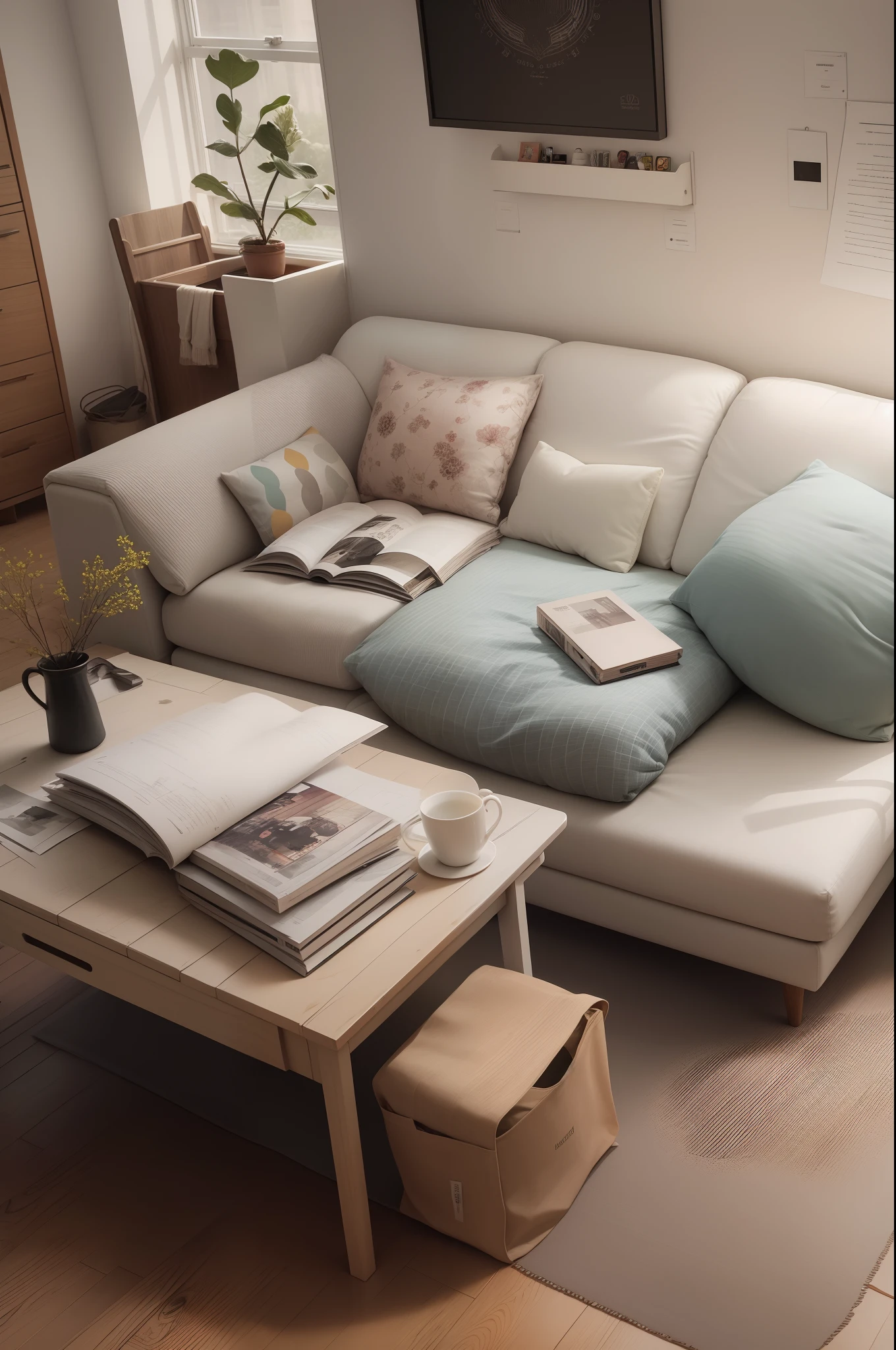 Interior design,In the daytime,The furniture environment is clean and tidy --auto
