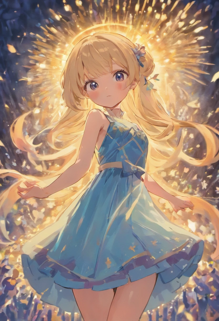 ln the forest,night moon,Mini cute 3 year old flower fairy, Chubby toot,Skirt made of petals,Huge flowers,Colorful colorful,Transparent colorful wings, Magic wand,closeup cleavage,Light attenuation,Glow effects,depth of fields,high light,Real light,Ray traching,oc rendered,Hyper-realistic,best qualtiy,8K,Works of masters,super-fine,Detailed pubic hair,Correct anatomy,sharp focus on eyes,Bokeh,Facial features are carefully depicted,in style of hayao miyazaki,Miyazaki animation style