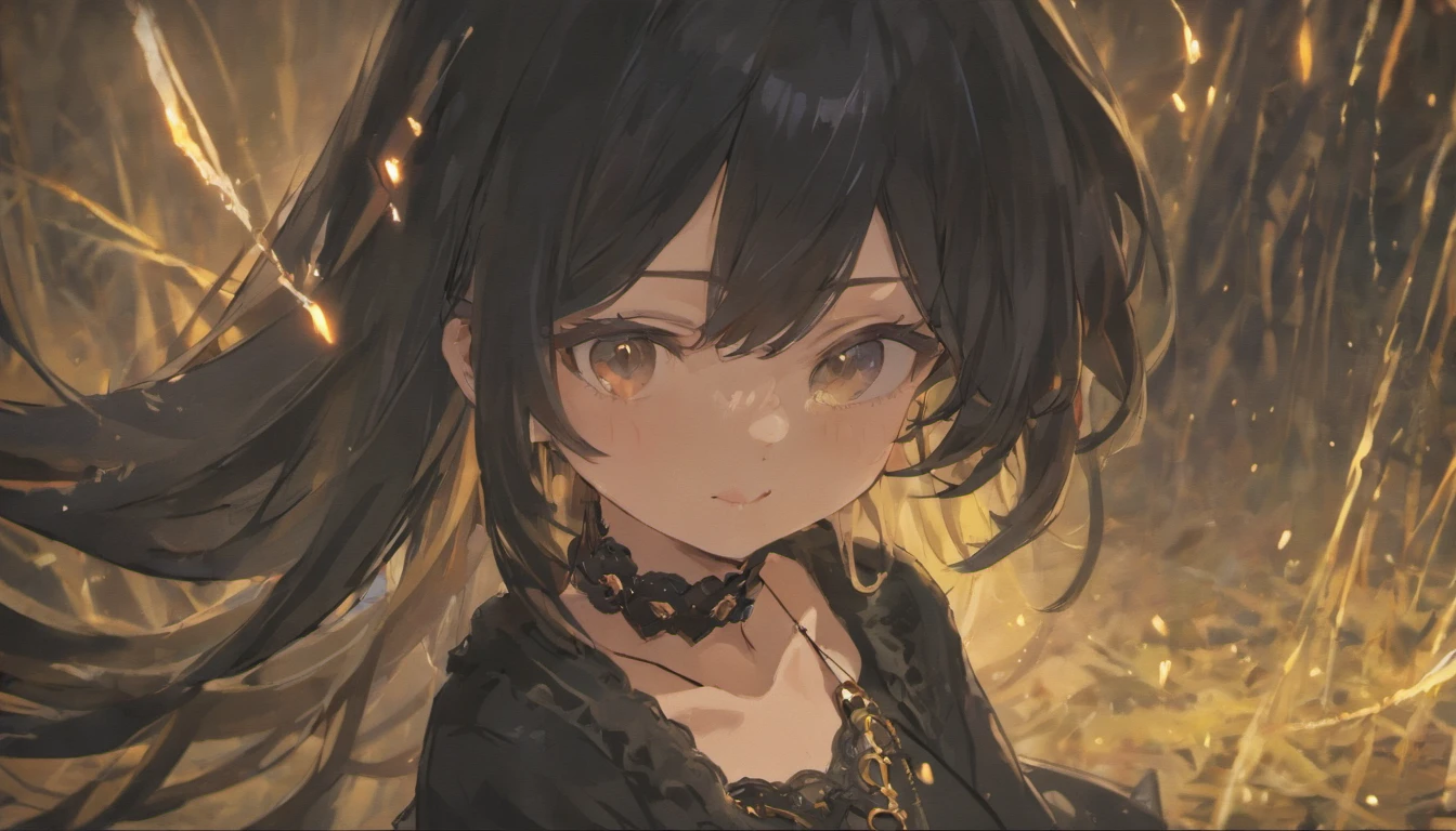 Masterpiece,Best quality,Ultra-detailed,8K,Detailed light,detailed shadow,primitive,Grass,, (Detailed skin),(Realistic:1.2), 1girll,face, Pilyeon, Black nails, jewelry, Long hair, view the viewer, choker necklace, necklace,Piercing, White background, Heart, Closed mouth, With gray eyes, nail polish, Simple background, Black hair, Ear piercing, Black necklace, Smile, eyeslashes, Lips, hand,