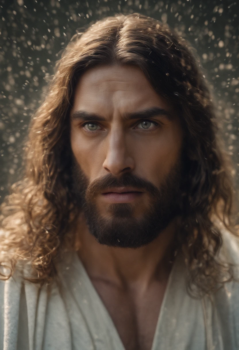 (symmetry),centered,a ((close)) up portrait,(Jesus),a very thin white prime man with long hair and a beard,wearing a long white robe,35mm,natural skin,clothes detail, 8k texture, 8k, insane details, intricate details, hyperdetailedhighly detailed,realistic,soft cinematic light,HDR,sharp focus, ((((cinematic look)))),intricate, elegant, highly detailed