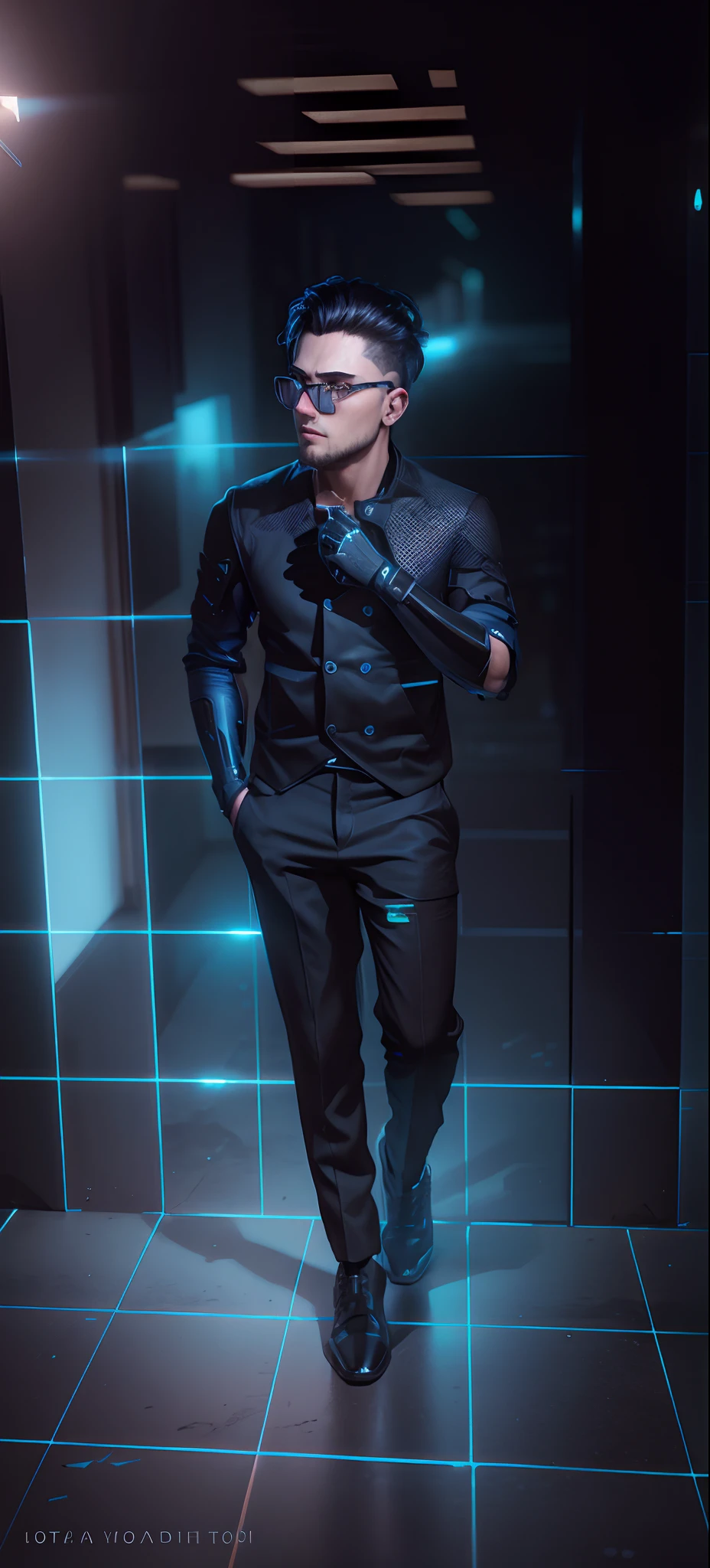 Change background cyberpunk handsome boy, realistic face, 8k, ultra realistic,