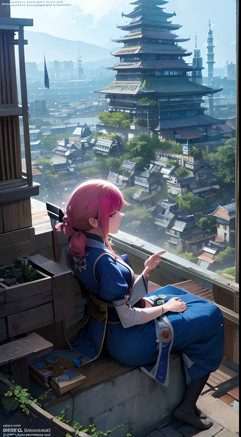 Margaret Tarrant, Heath Robinson, Kiichi Okamoto, Japanese anime, Surreal Mysterious Strange Fantastic Fantasy Sci-Fi Fantasy Mechanical Girl Swordsman Lawless City Slum Insect Charmer Flood, detailed masterpiece high resolution definition quality depth of field sharp focus cinematic lighting
