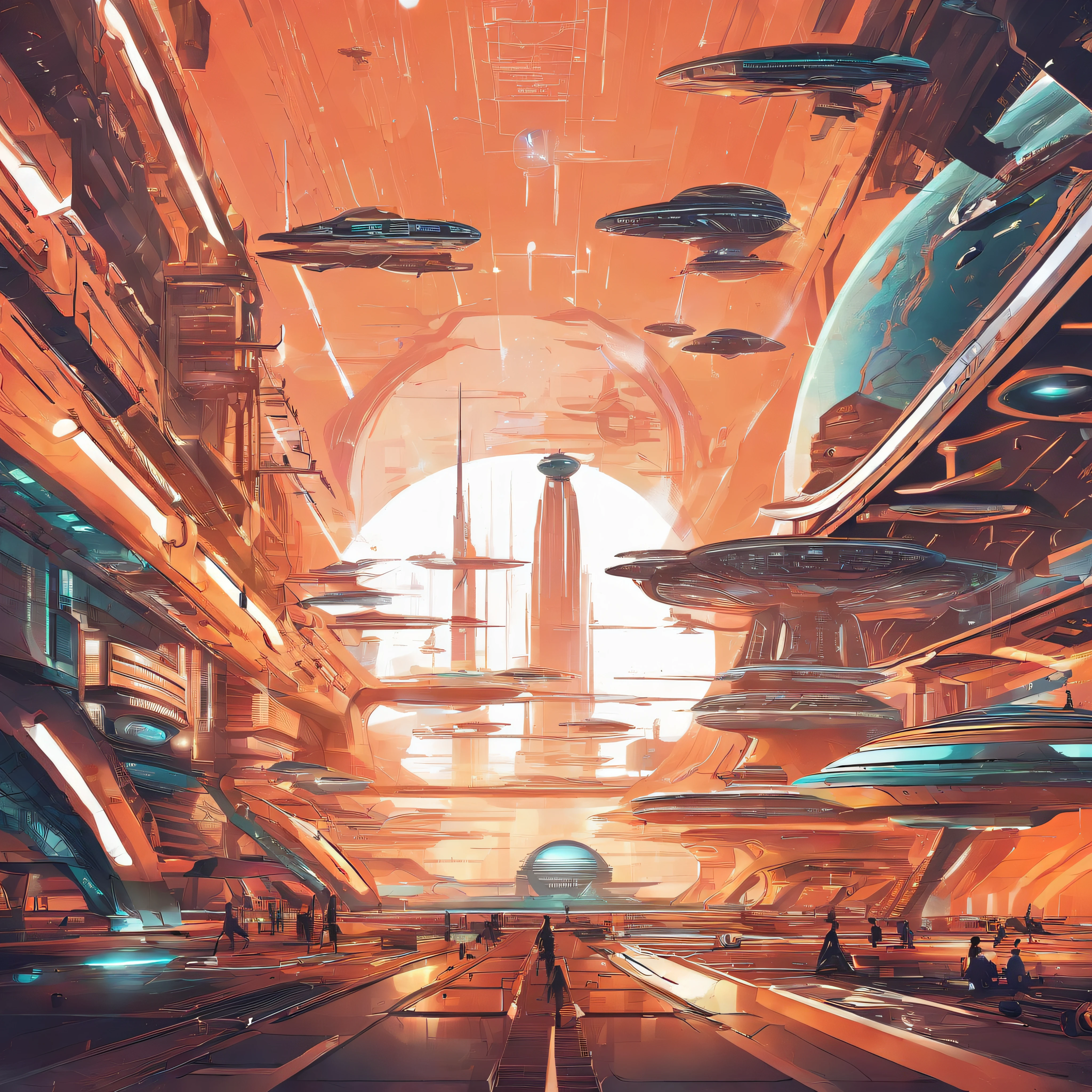 futuristic cities