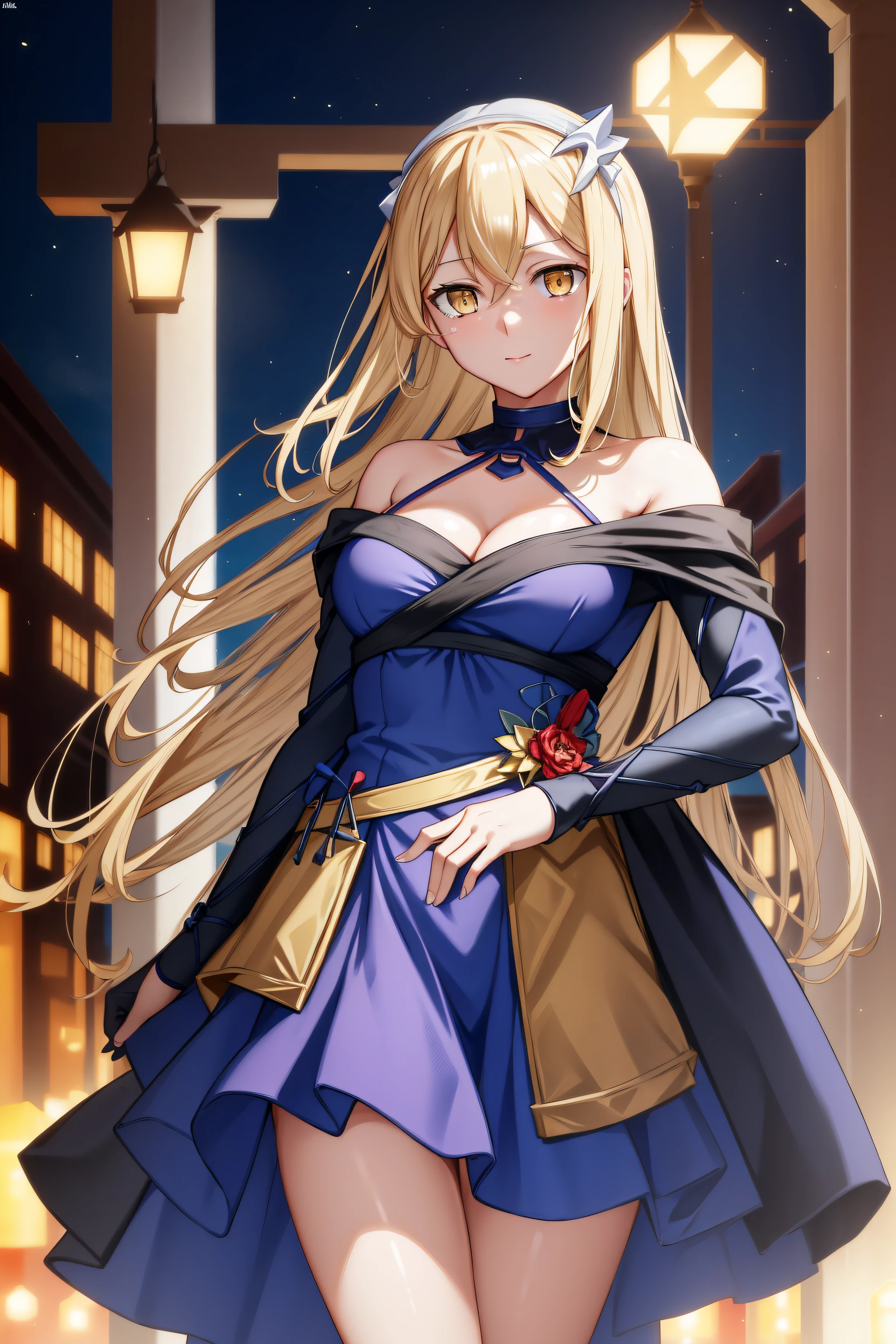 (Night:1.7), Japan, Tokyo, CityView, Before Window,
Standing at attention,
long dress,red dress,cleavage,white bra,long sleeves,
aiz wallenstein, blonde hair, hair between eyes, hairband, long hair, (yellow eyes:1.5), sidelocks,
1 girl, 20yo,young female,Beautiful Finger,Beautiful long legs,Beautiful body,Beautiful Nose,Beautiful character design, perfect eyes, perfect face,
looking at viewer,,seductive anime girl.teasing smile, 
NSFW,official art,extremely detailed CG unity 8k wallpaper, perfect lighting,Colorful, Bright_Front_face_Lighting,
(masterpiece:1.0),(best_quality:1.0), ultra high res,4K,ultra-detailed,
photography, 8K, HDR, highres, absurdres:1.2, Kodak portra 400, film grain, blurry background, bokeh:1.2, lens flare, (vibrant_color:1.2)
(Beautiful,medium_Breasts:1.4), (beautiful_face:1.5),(narrow_waist),(perfect hands, perfect anatomy)