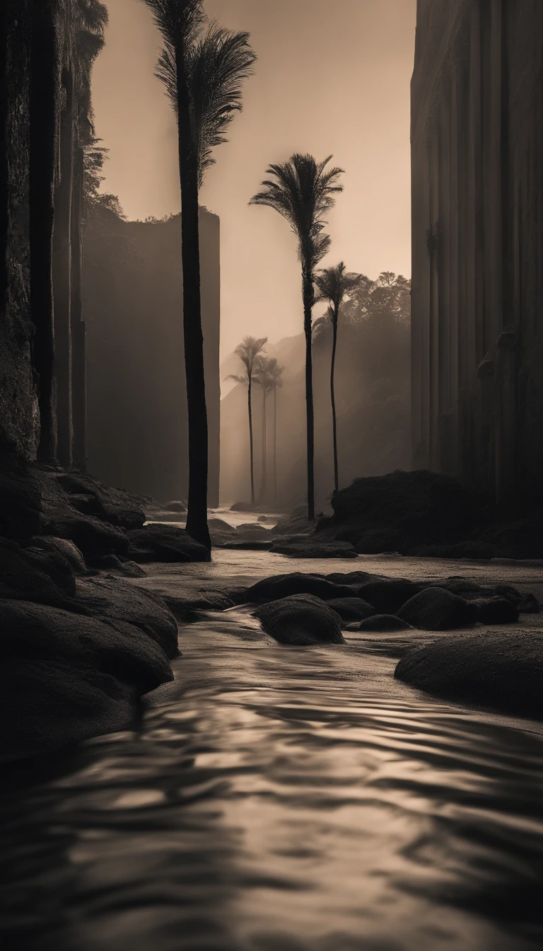 Background poster,Mono Color,deep colour,quicksand,fluids,grain sense,black in color,hyper HD,detail-rich,