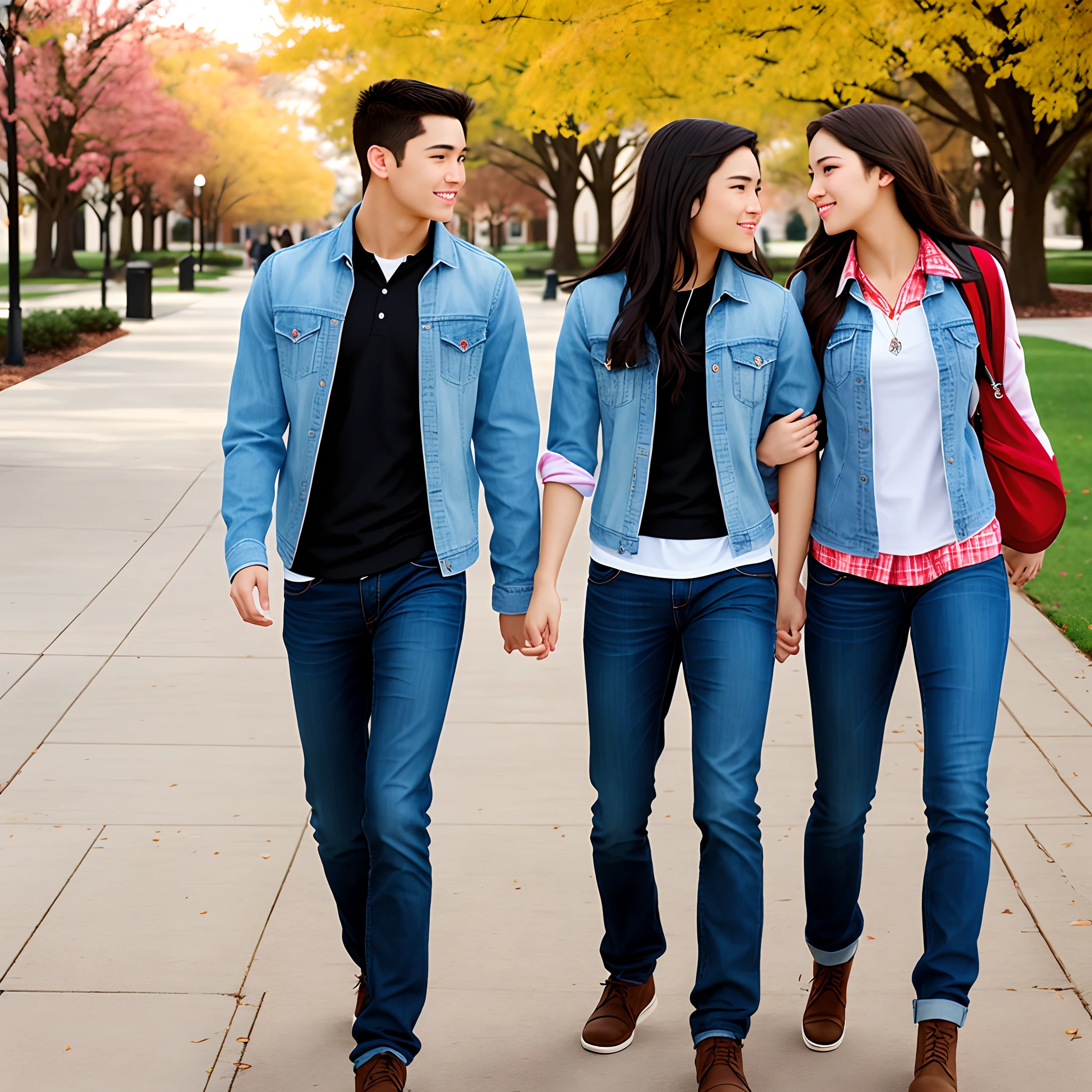 Campus romance novel cover
