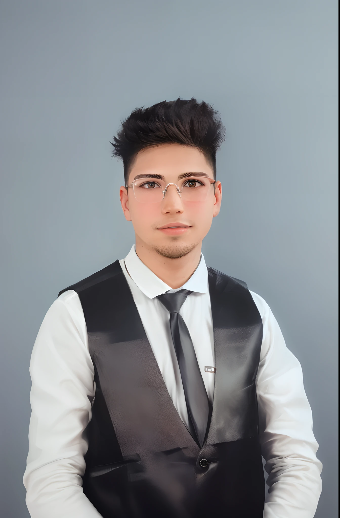 Boy with glasses