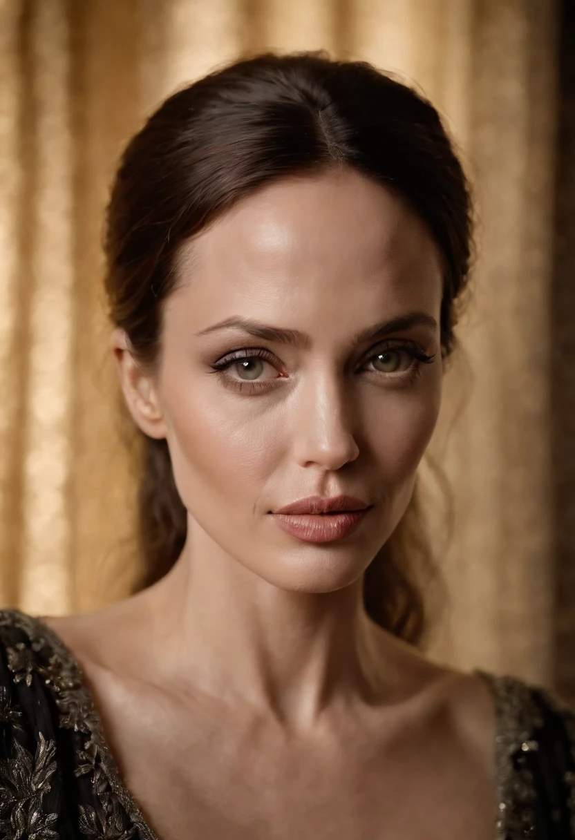 Angelina Jolie as a Senegalese beautifu woman
