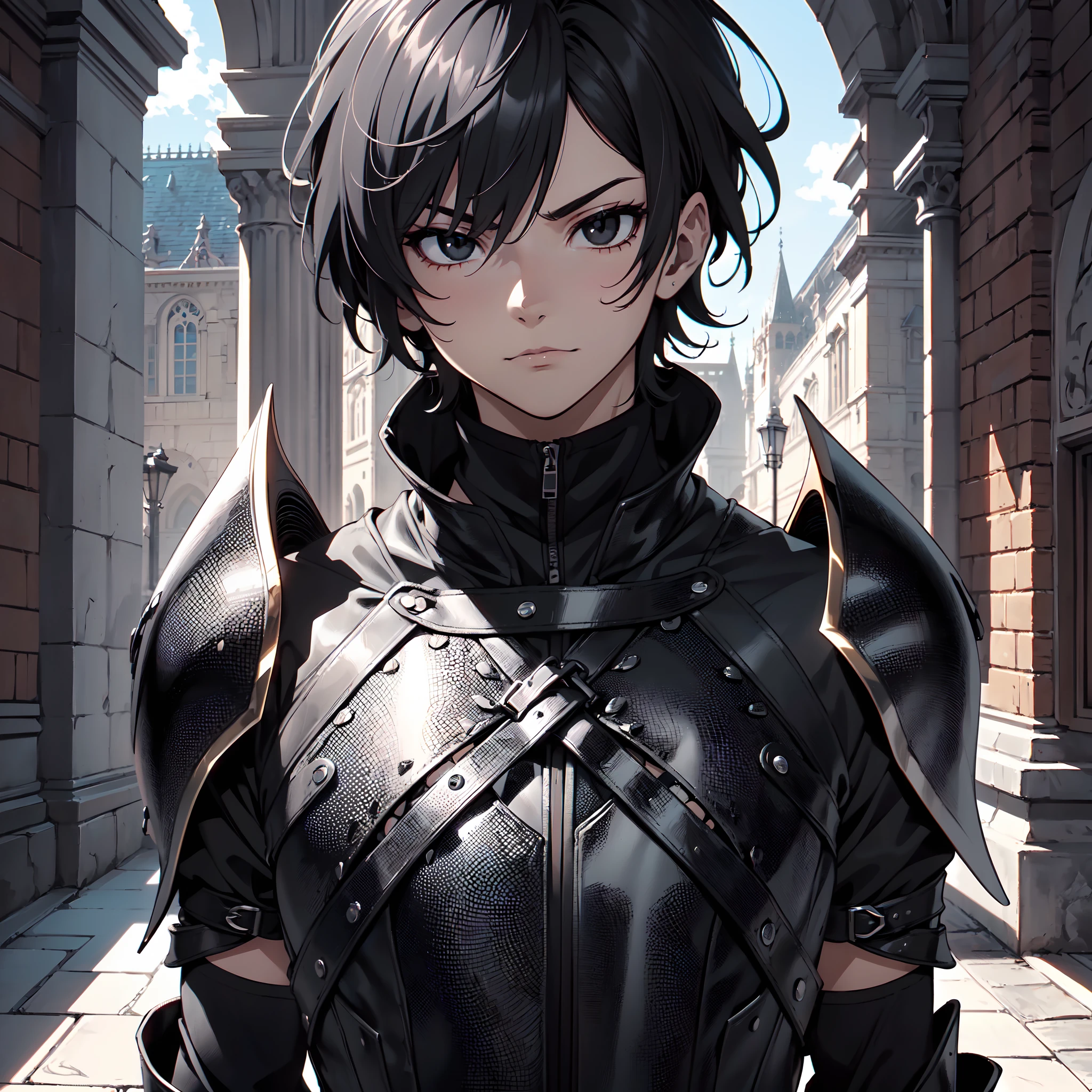 128K Ultra High Definition,
128K Ultra High Quality,
128K Ultra High Resolution,
Best Definition,
Best Quality,
Best Resolution,
Perfectly Detailed,
Perfectly Designed,
Extremely Detailed,
Extremely Designed,
Hyper Detailed,
Hyper Definition,
Hyper Quality,
Hyper Resolution,
Masterpiece,
(((Anime))),
Body Shot,
(((Boy))),
Handsome,
Muscular Body,
(((Black Short Hair))),
(((Black Eyes))),
(((Hyper Detailed & Perfectly Designed With Ultra High Quality Black Obsidian Assassin Armor))),
(((Inside Of Medieval Royal Palace Background Scenery))),
