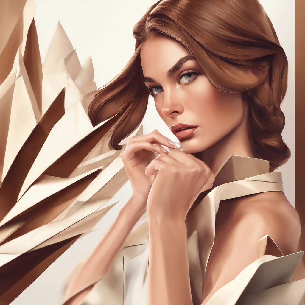 (Hot brunette,long light brown hair,perfect body,backview,8K resolution,photorealistic:1.37,sharp focus,ultra-detailed,studio lighting,vivid colors,bokeh),landscape,portrait,high fashion modern art,realistic colors,warm tone,lush garden,soft sunlight