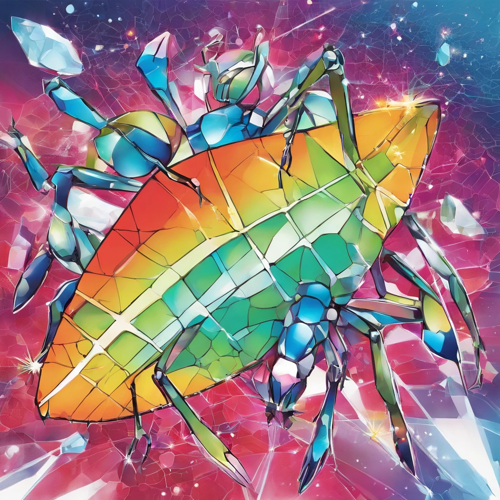 a crystal ant
