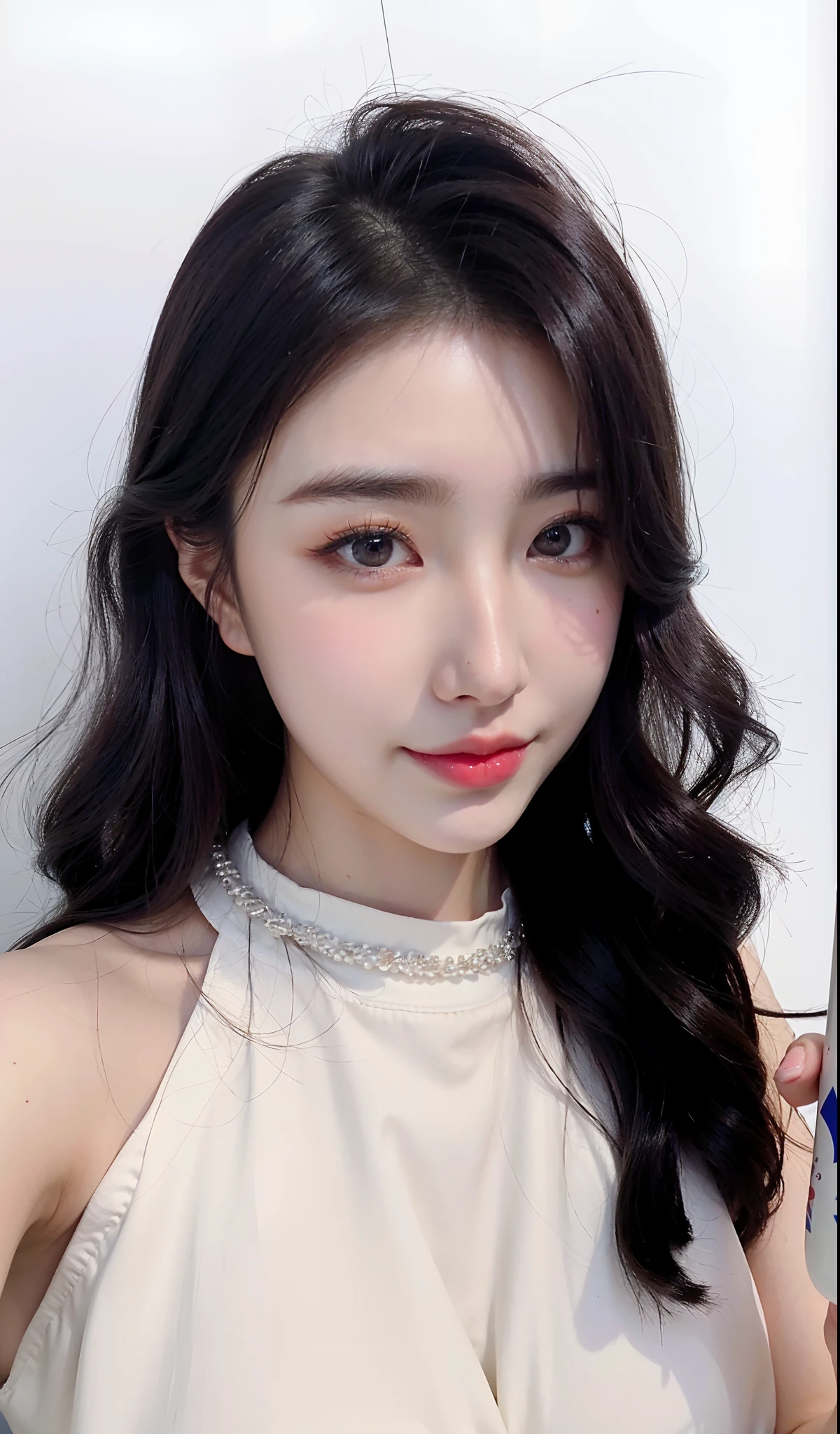 ((highest quality, 8K, masterpiece: 1.3)), concentrate: 1.2, perfect beauty: 1.4, butt: 1.2, ((layered hairstyles, chest: 1.2)), (wet clothes: 1.1), (sunset, street: 1.3), Half Way Dresses: 1.1, Highly detailed face and skin texture, narrow eyes, double eyelid, Whitening skin, long hair, (shut up: 1.3), smile, Unreal beauty,Cobalt blue sea background,Pink blush and gross on cheeks and lips,