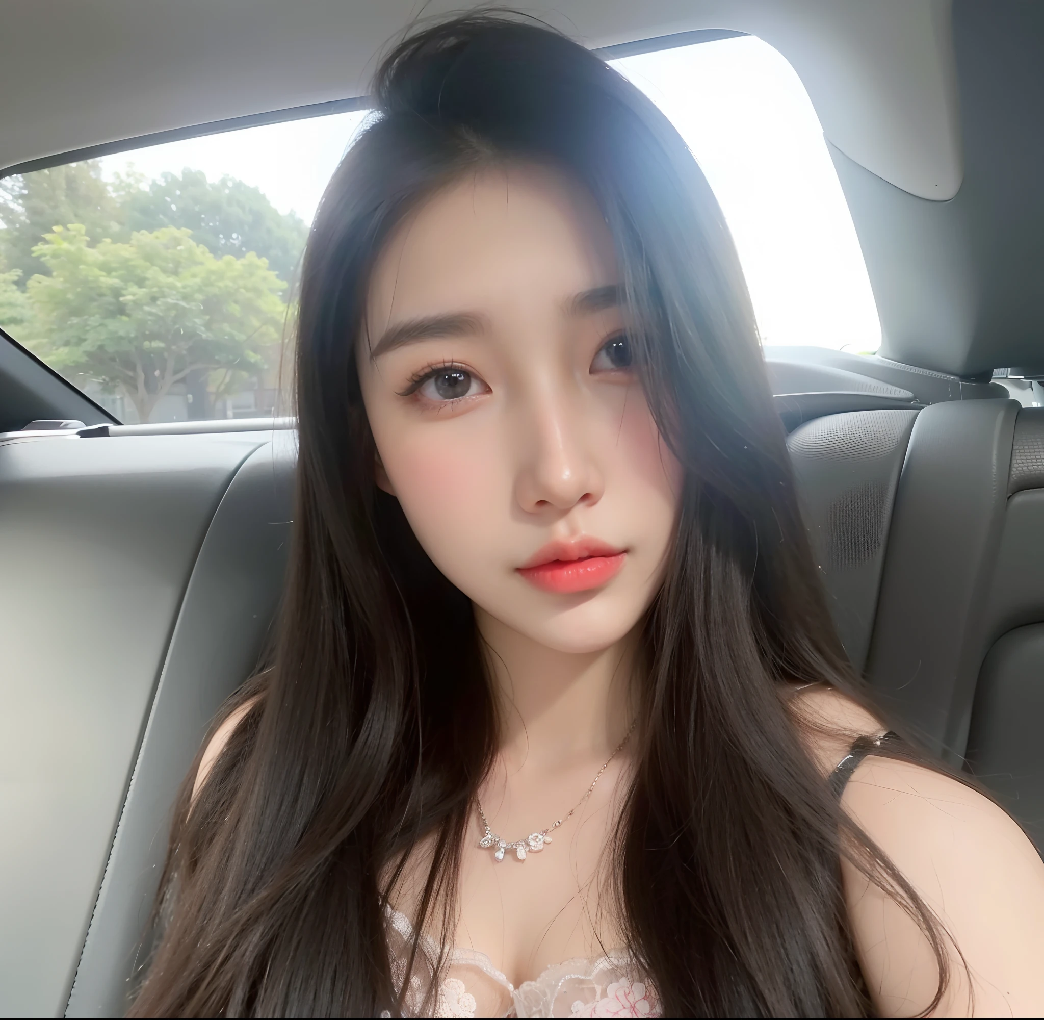 puffy Asian woman in a white dress and a pink bow, jennie blackpink, Ulzzang, maquiagem sul-coreana popular, young adorable korean face, wan adorable korean face, menina coreana, maquiagem coreana popular, linda Delphine, Mulher sul-coreana bonita, young cute wan asian face, linda mulher coreana jovem, mulher coreana jovem bonita, Jaeyeon Nam