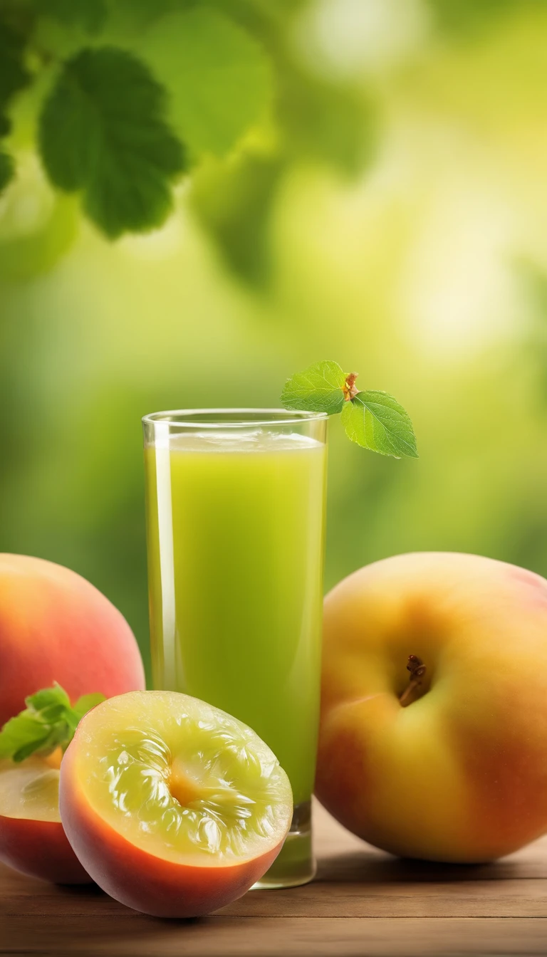 4K,Commercial photography,Yellow peach pulp,Green grape pulp,Juice sputtering,poster for, Fresh style background, Attractive,Ultra HD,tmasterpiece,romanticism lain, Minimalism, Close-up, 8K,ccurate, Best quality, hyper HD