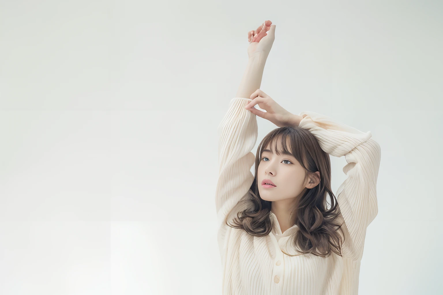 ((top-quality、8K、masterpiece:1.3)),full body Esbian,Long arms. foco nítido:1.2, Beautiful woman with perfect body shape:1.4, Slender Abs:1.1, ((dark brown hair)), ((naturey:1.3)), Highly detailed facial and skin texture, A detailed eye, 二重まぶた, photo realisti,High-fidelity photos,natural soft light, NSFW