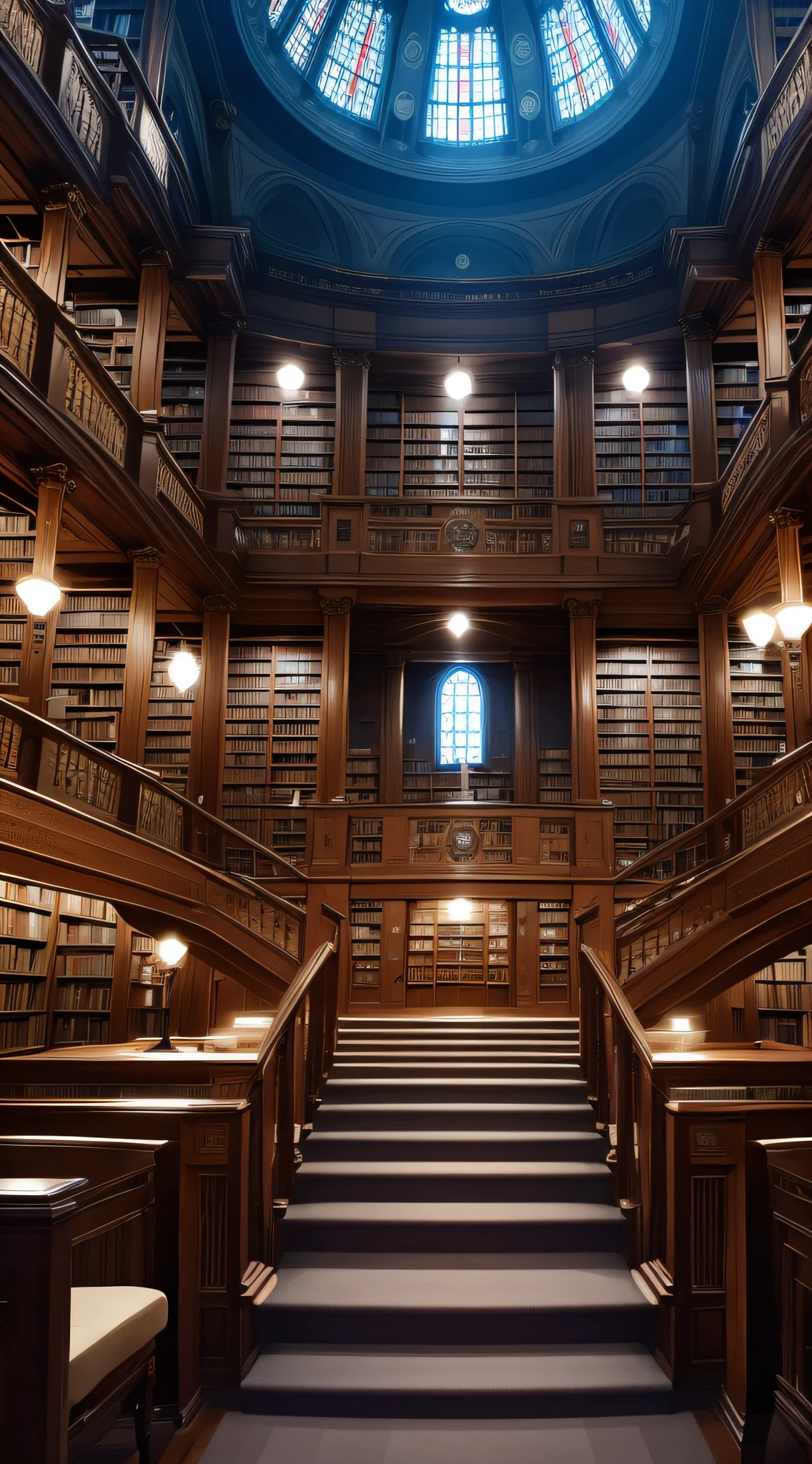 Illustrate a group of scholars sharing their findings and theories about the library's existence. 4k, High resolution, UHD , Ultra High Quality
