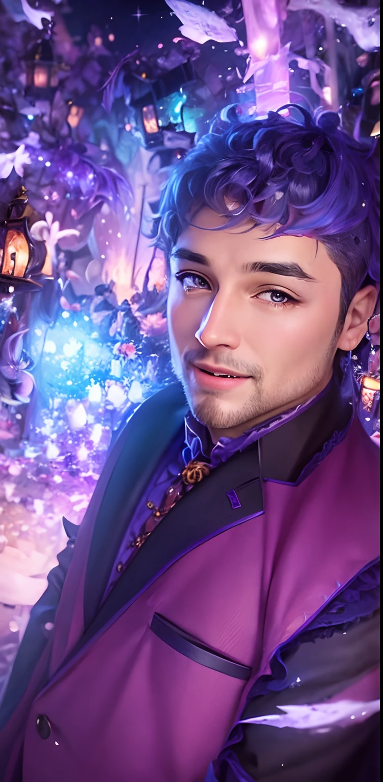 Masterpiece, best quality, wizard tea party, magic tea party, magic, chibi, handsome witches, highly detailed realistic eyes, happy, vibrant, colorful,