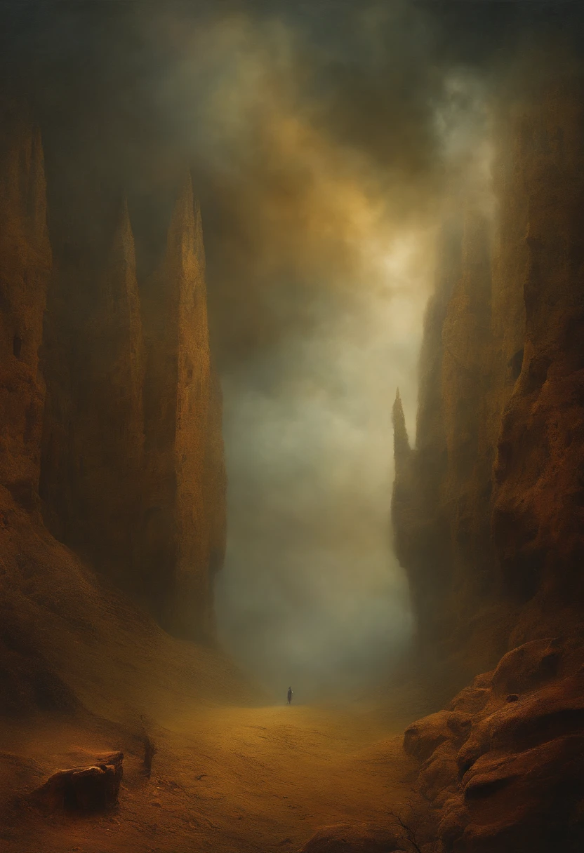 a museum in a perfect storm, striking colorful composition, disturbance into the matrix, high contrast, a hallucinating visual illusion, SILHOUETTES DANCING, old masters fine art look, Zdzislaw Beksinski collaboration with reinterpreted by Remedios Varo, chiaroscuro, homelike visionary dream brimming with viscose and dry, 8k