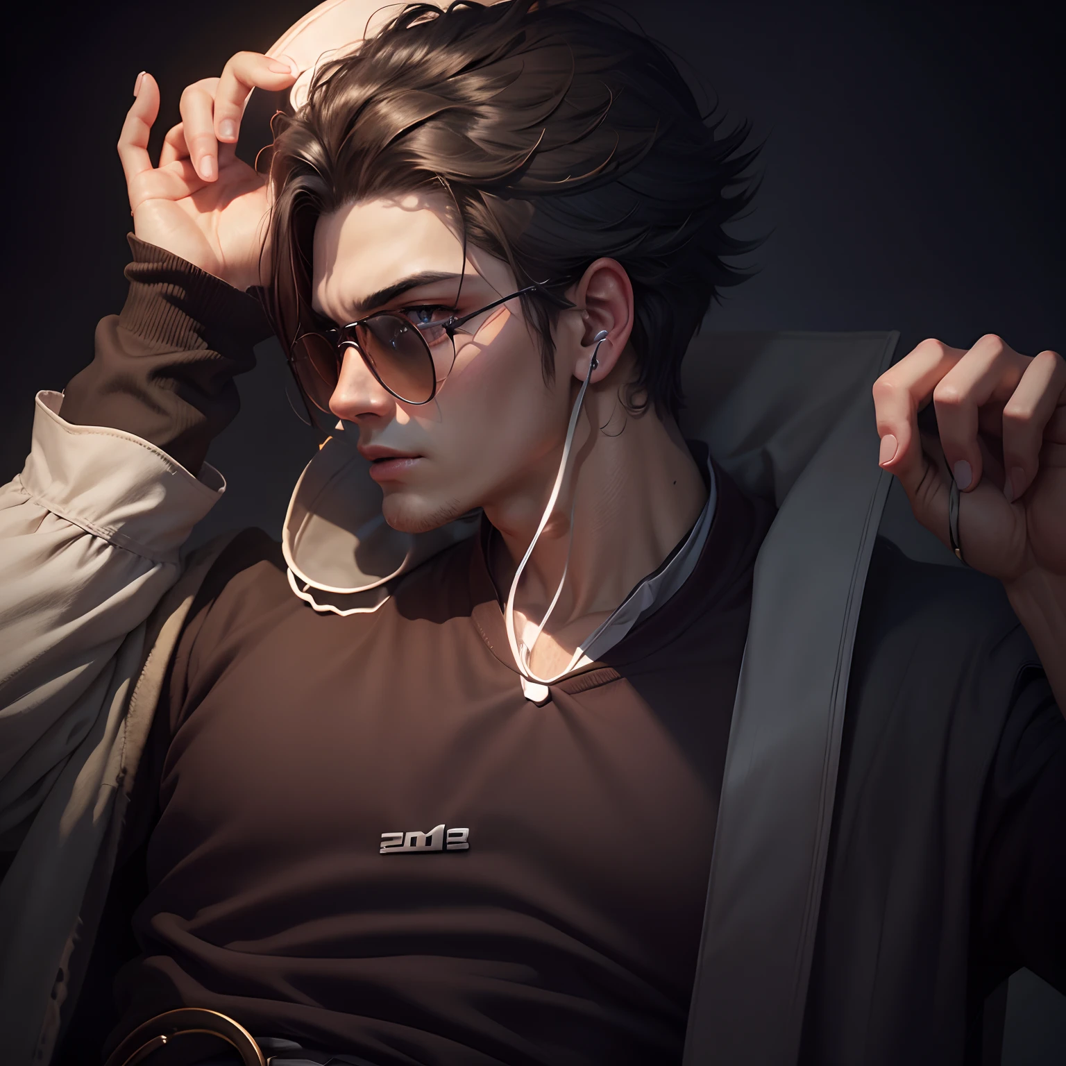 Change background , anime realistic hand some boy 8k ulta hd