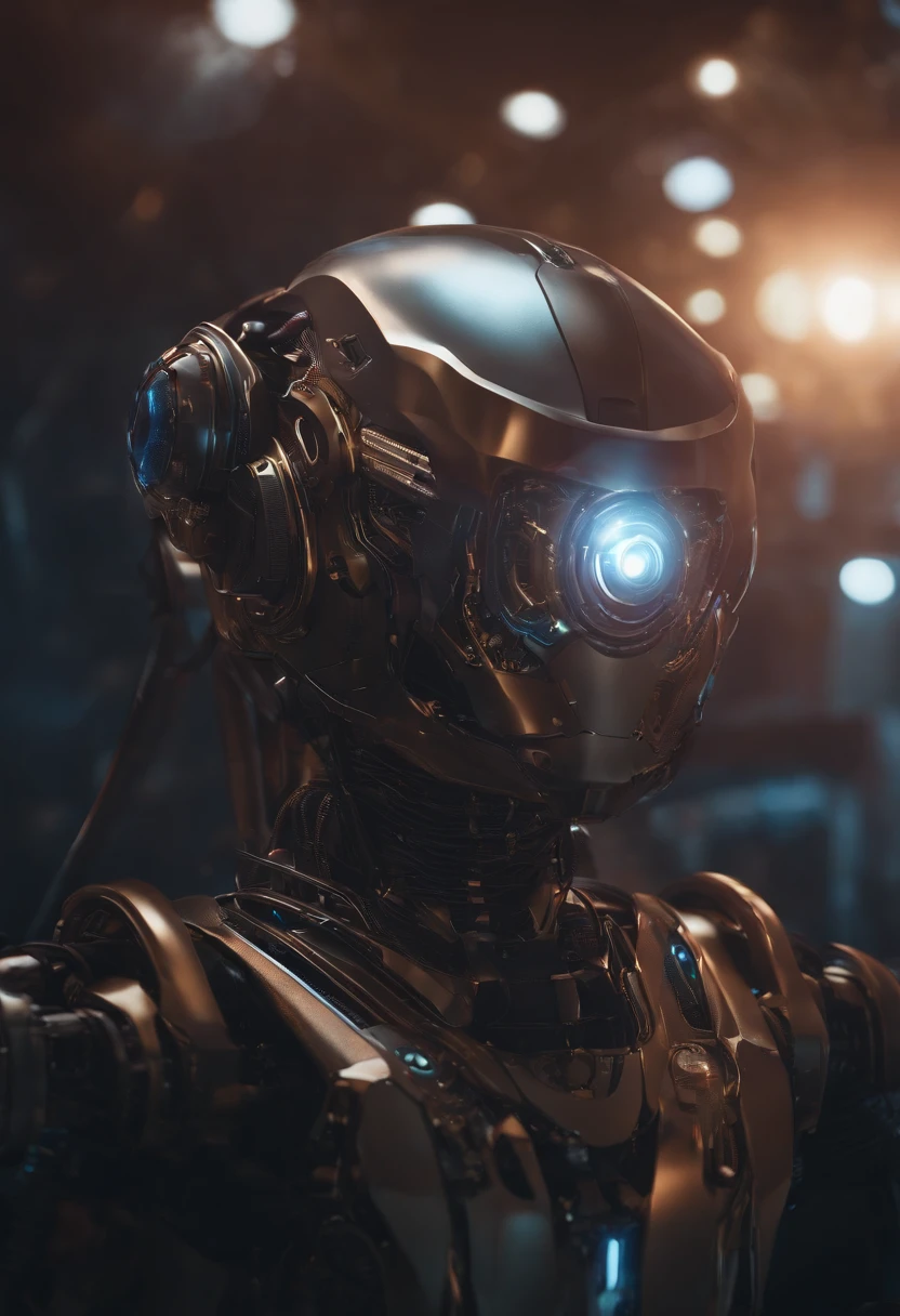 Create images that convey the idea of ultra-realistic artificial intelligence with prompt engineering concept