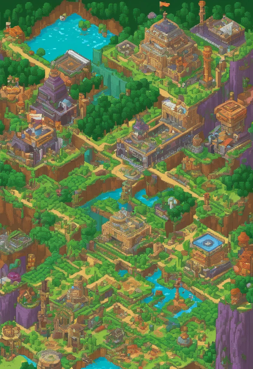 Fictional world, map, cyberpunked, underground, ((Hi-Res)), ((masuter piece)), ((Best Quality)), (Very detailed)), Large file size, fulcolor