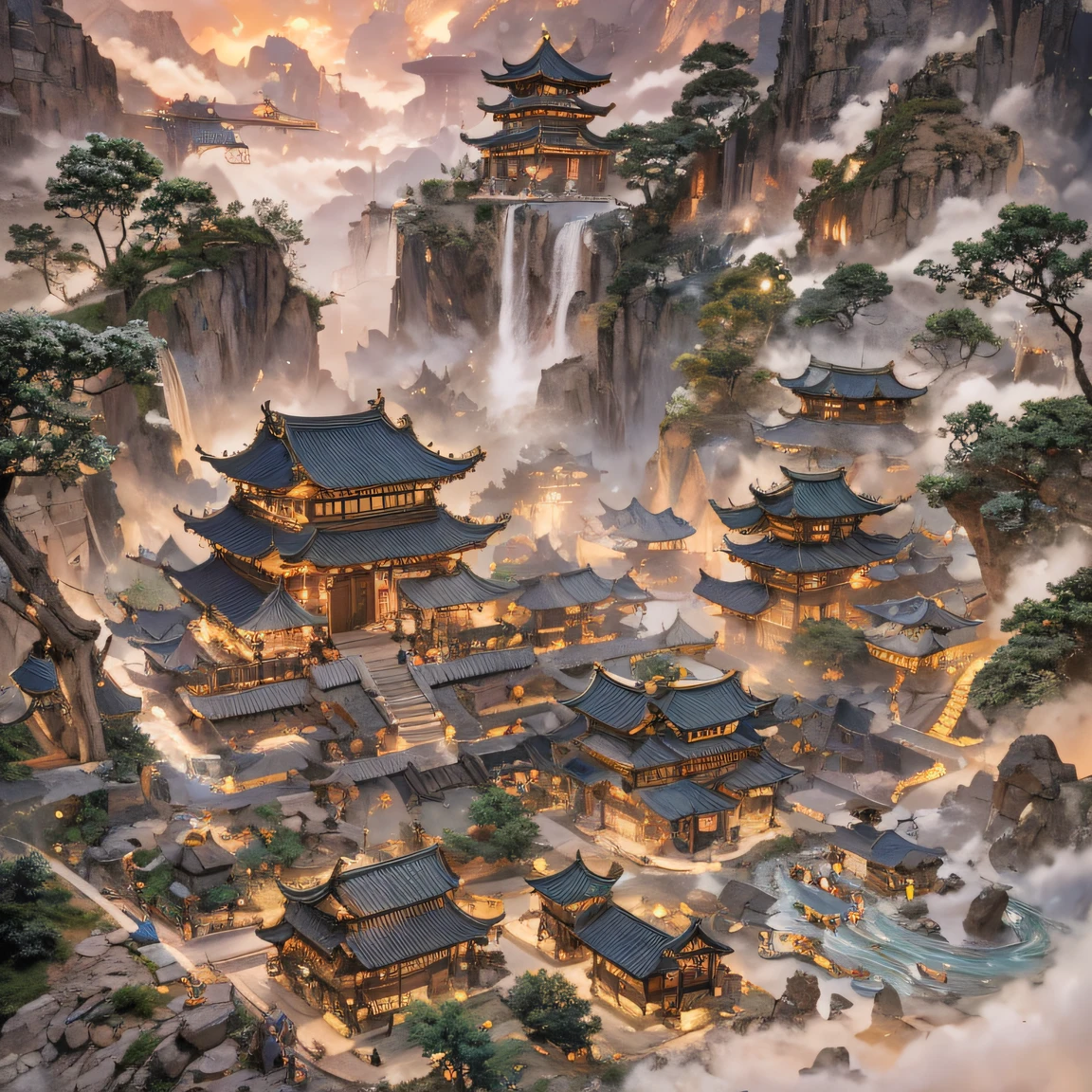 Qin Yu flew into the Immortal Demon Realm, I met Liu Hanshu by chance, He saw in him his former self, It was decided to take him as an apprentice, Teach him how to protect himself, But because of the Tibetan star map, He forged a relationship with the Liu family and the Jade Sword Sect, It opens with the death of Liu Hanshu, Qin Yu embarked on the road of confrontation with a strong enemy, Work hard, Make yourself stronger, Stick to his central way of justice, I also want to protect the people I care about, The three brothers soared into the sky, And embarked on a long journey to find a good brother, Qin Yu, Where are Xiao Hei and Hou Fei(canyons)Climb the streets(Doomsday Stream)eyes filled with angry,He clenched his fists,Rush up,Deliver a fatal blow to your opponent,full bodyesbian,Full Body Male Mage 32K(Masterpiece Canyon Ultra HD)Long flowing black hair,Campsite size,zydink, The wounded lined up in the streets(canyons)Climb the streets, The scene of the explosion(canyons), (Linen batik scarf), Angry fighting stance, looking at the ground, Batik linen bandana, Chinese python pattern long-sleeved garment, canyons(Abstract propylene splash:1.2), Dark clouds lightning background,Flour flies(realisticlying:1.4),Black color hair,Flour fluttering,rainbow background, A high resolution, the detail, RAW photogr, Sharp Re, Nikon D850 Film Stock Photo by Jefferies Lee 4 Kodak Portra 400 Camera F1.6 shots, Rich colors, ultra-realistic vivid textures, Dramatic lighting, Unreal Engine Art Station Trend, cinestir 800,Flowing black hair,(((Colorful canyon)))The wounded lined up in the streets(canyons)Climb the streets,