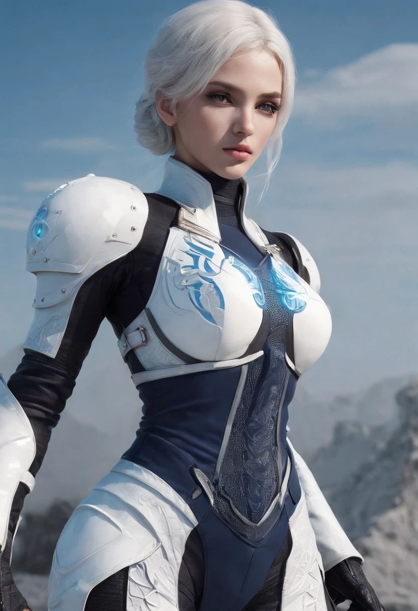 Cirilla Fiona Elen Riannon,Highest image quality,Outstanding details,超高分辨率,(Fidelity:1.4), Favor the details,closeup cleavage,Ride a dragon,High-tech dragon knight mech,He has a delicate and beautiful face,((Blue-white flying semi-mechanical fuselage:1.8)),Raised sexy,frontage,Cidade futuristica,Snow,themoon,mechanically aesthetic,Virtual Engine 5,Perfect detail rendering,rendering by octane,hyper HD