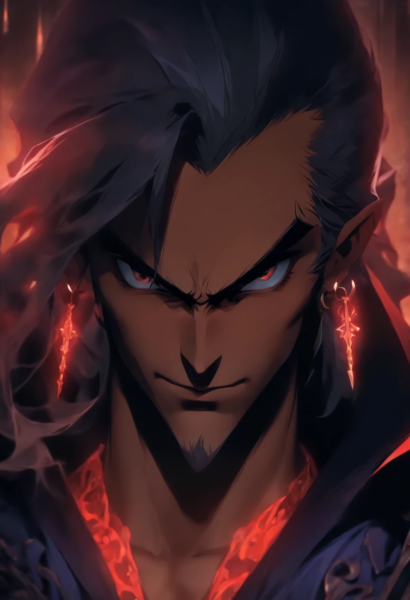 High quality, 8k Resoution, ultra detailed, handsome face, 1boy, male focus, soft smile, looking at viewer, portrait, illustration of human version of Strahd from Curse of Strahd, Strahd Von Zarovich, soft lighting, relaxed pose, hero, heroic features