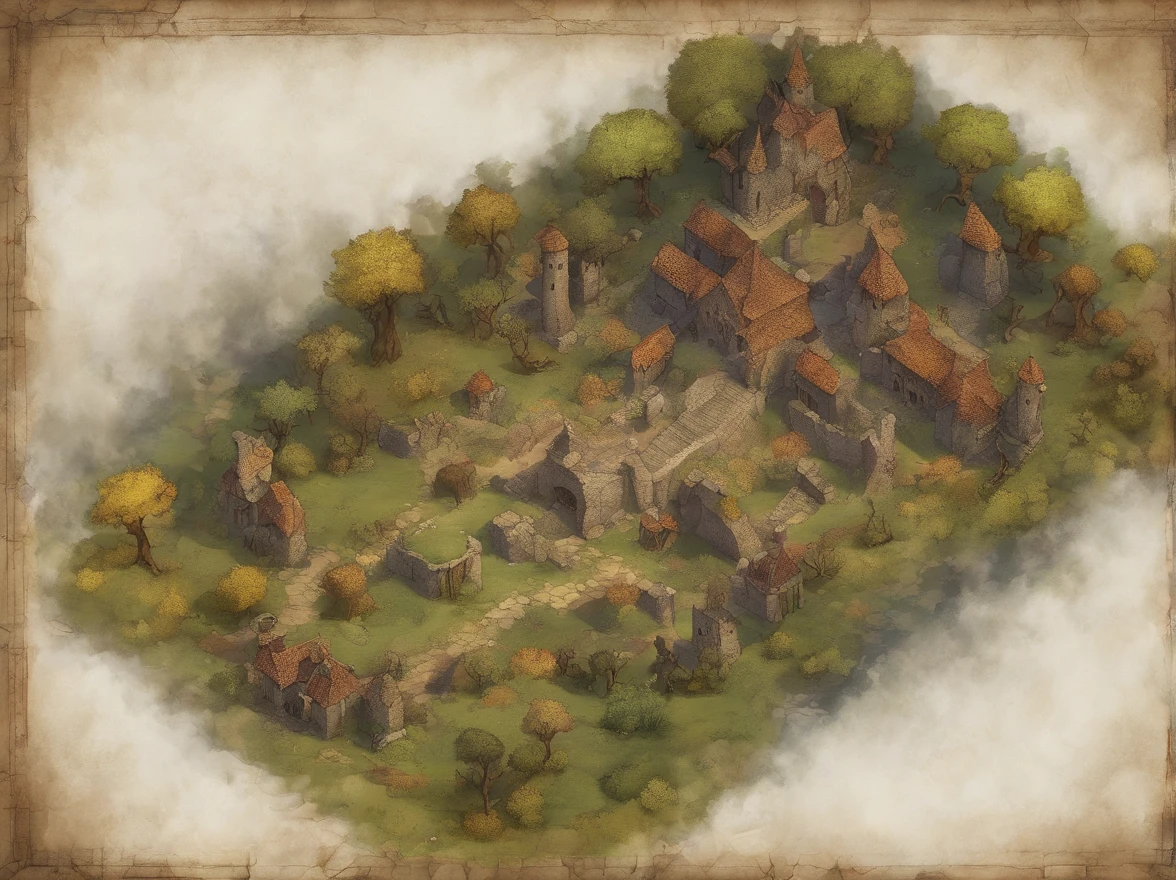 birdseye straight top-down shot from a drone, battlemap of a underground science prison, (massive dark magical roots sprouting from west:1.2), (black necrotic magic in the air:1.2), fire ice and thunder, dungeons and dragons, final fantasy, game art, (coherent architecture and interior, with realistic proportions and textures, intricate details, handdrawn, vibrant, cinematic lighting, masterpiece, 8k:1.2)