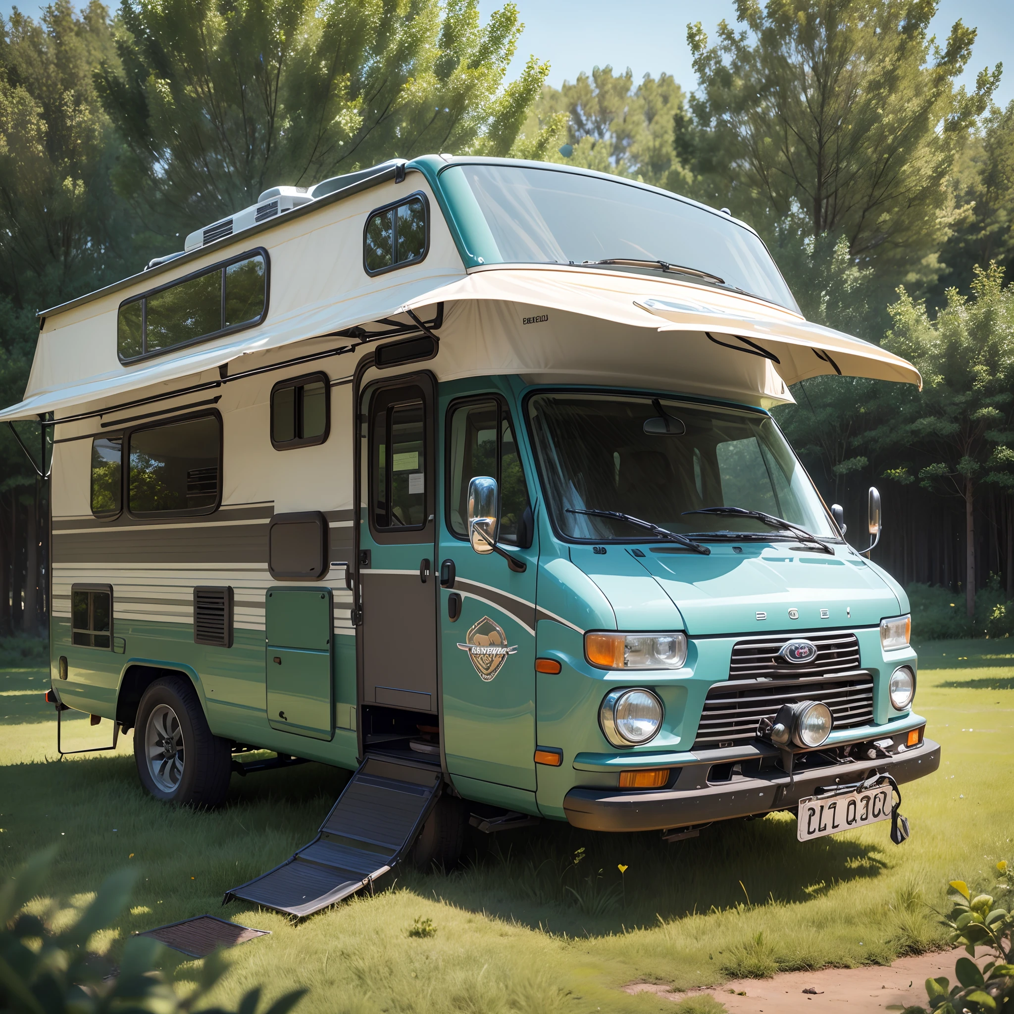 cat camper, masterpiece, super detail, best quality --auto --s2