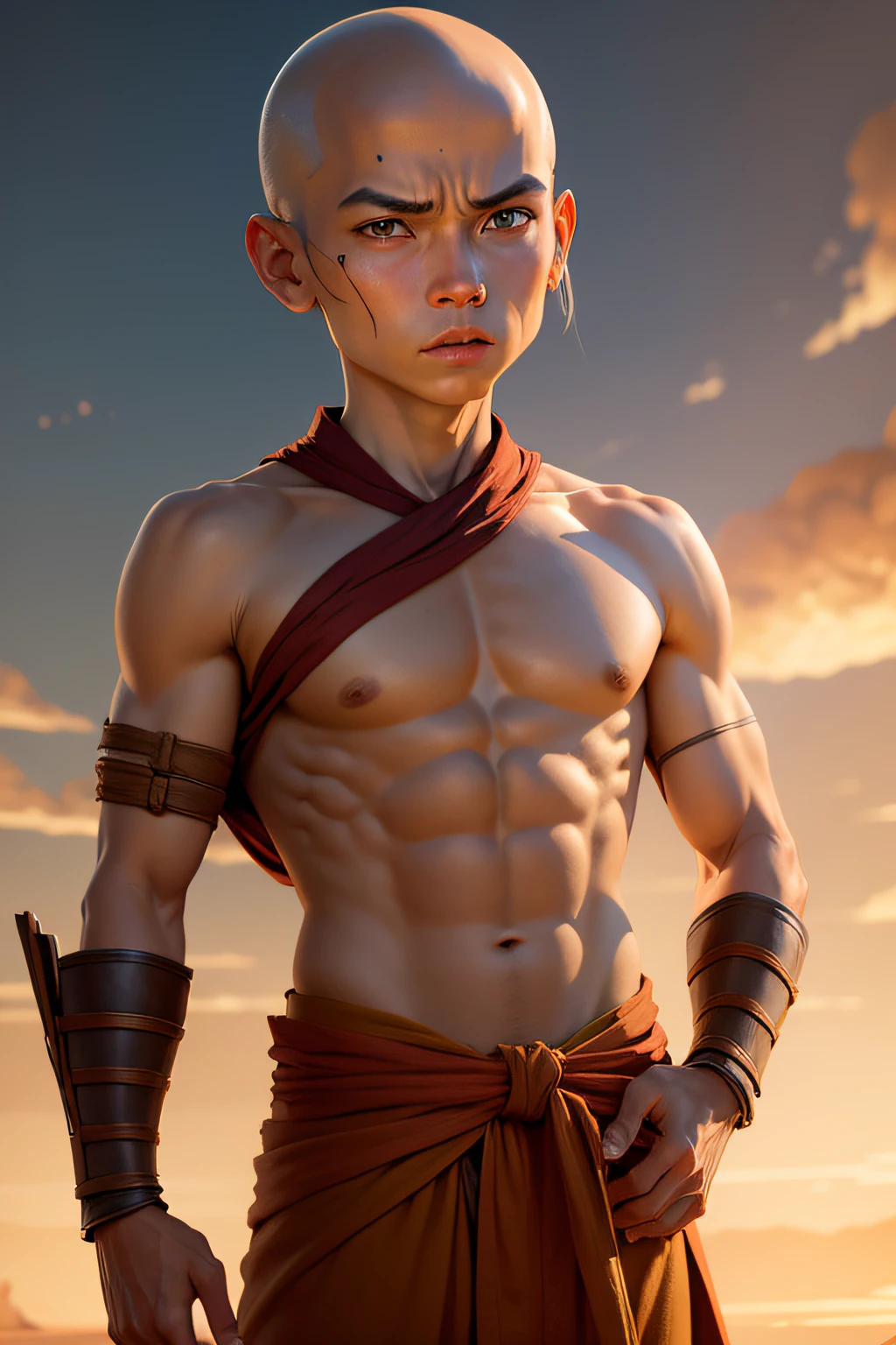 Aang Realistic Version