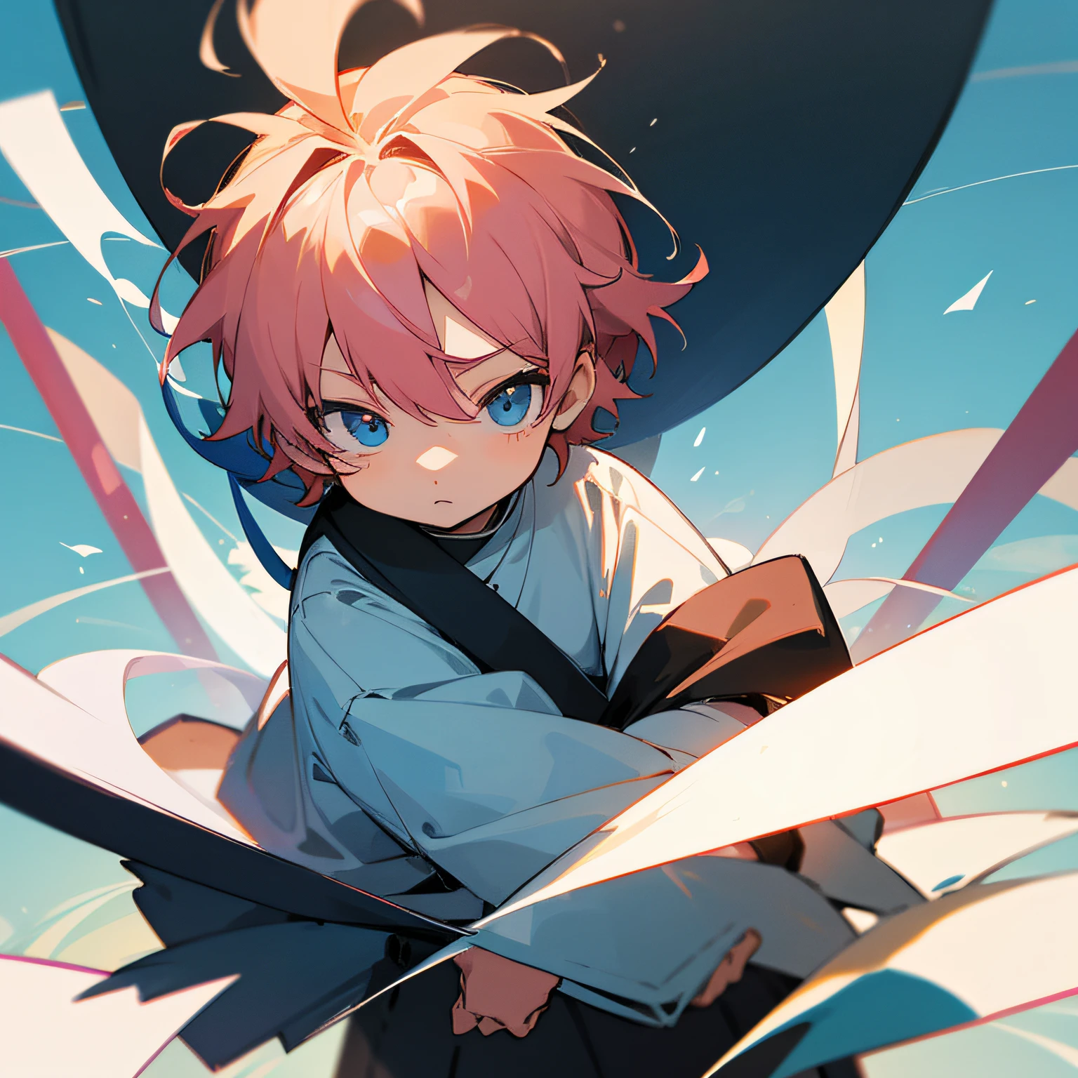 Chibi、illustratio、animesque、２D、planar、male child
