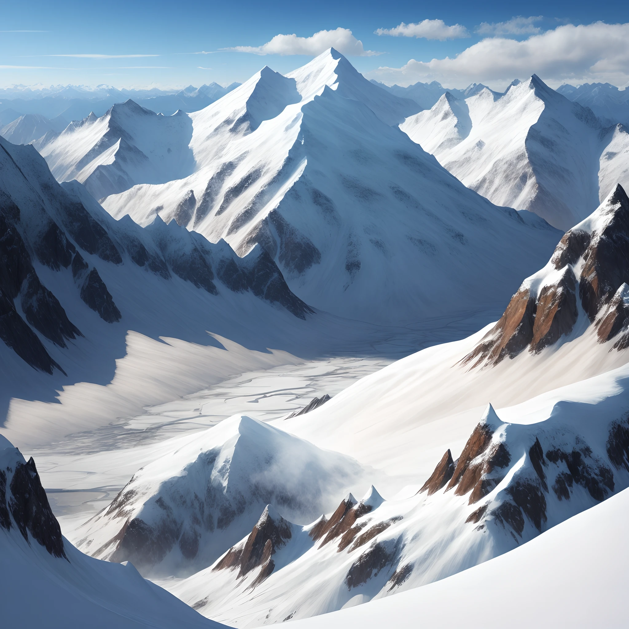Snow mountain