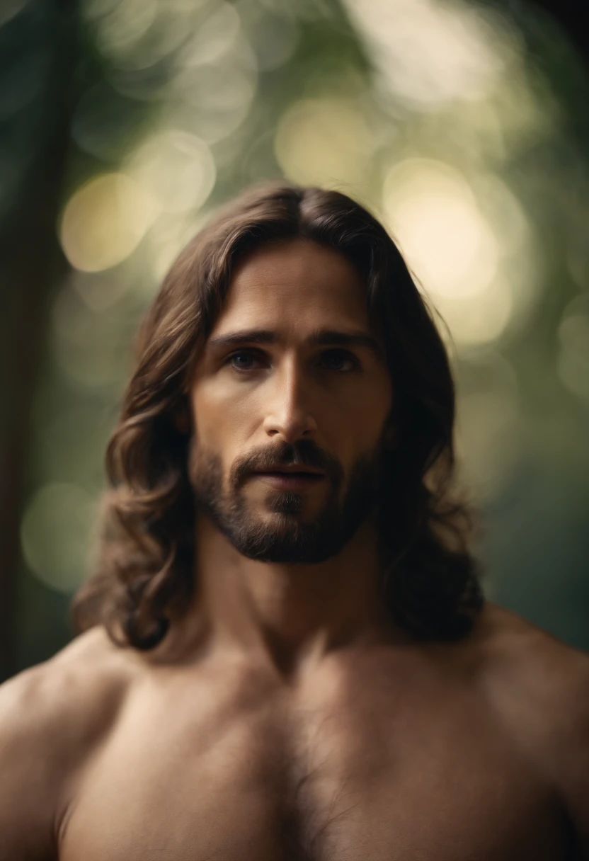 Nude Jesus visible penis