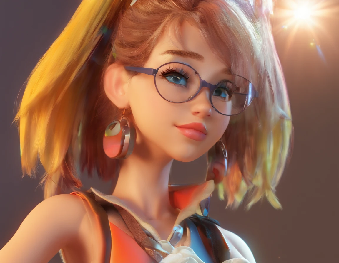 Gir,eye glases,perfect ass, perfect eye,perfect tank top,tits 7.5