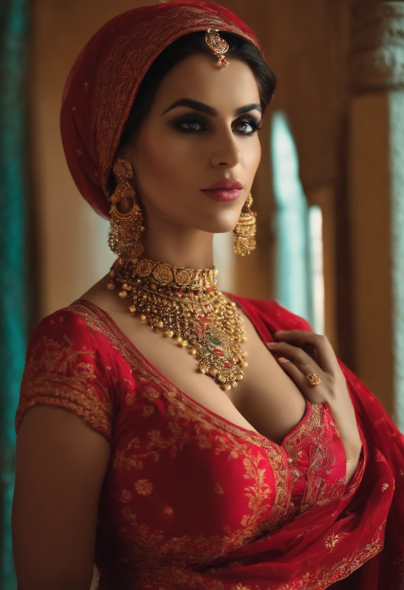 musulman,gros seins ,clivage