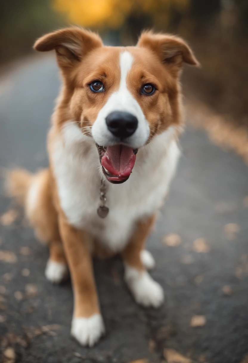 meme, A terrified dog,Open your eyes wide,Open your mouth wide,Low-pixel blur photos