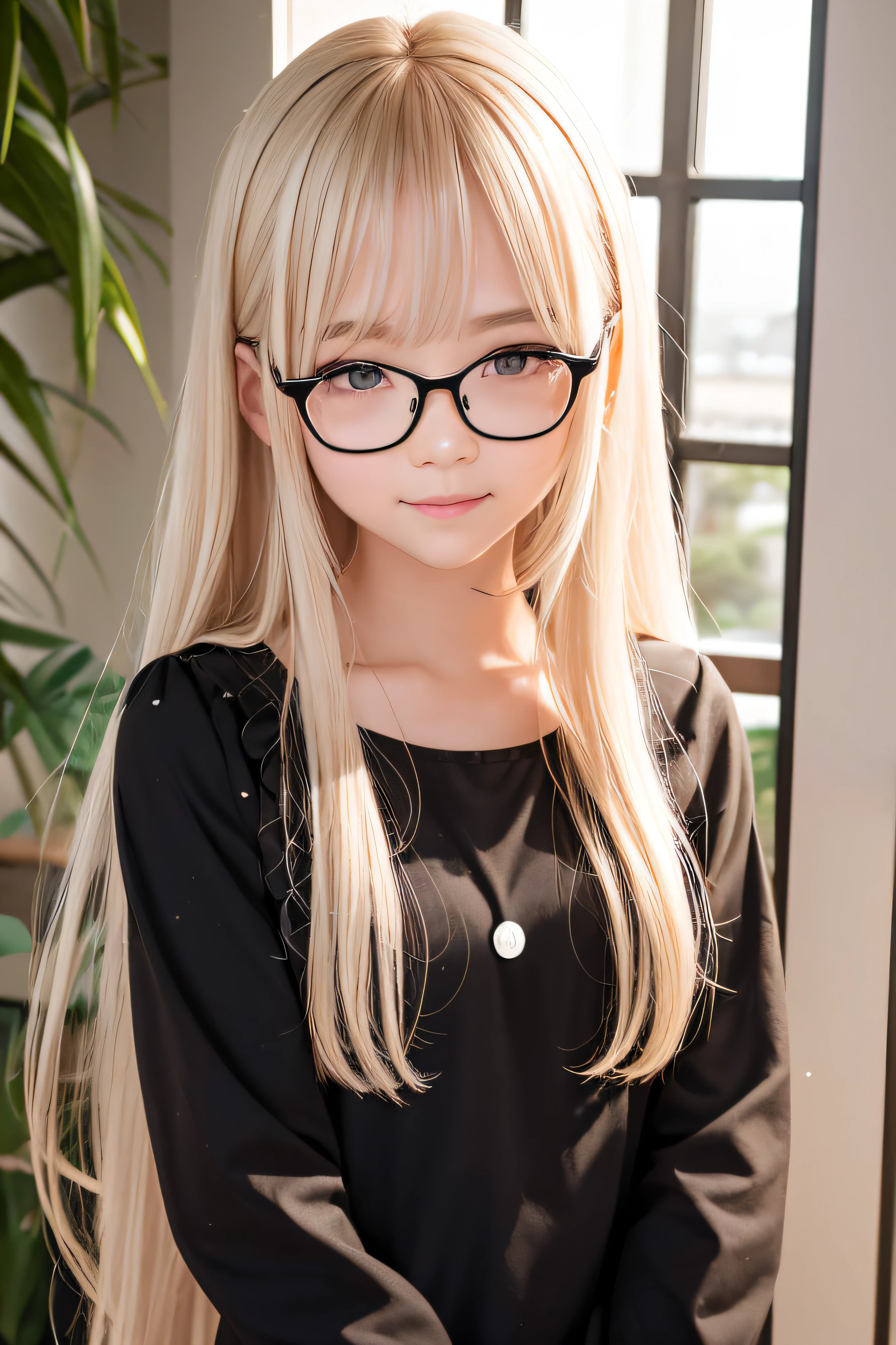 16 year old pre-teen, (real skin: 1.3), long hair twin tails: 1.3, blonde, glasses, tiny dress, no panties, man raping girl, sexual pose, beautiful, sitting, photorealistic