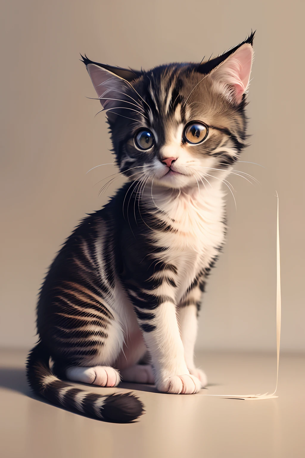 Illustration of a kitten or puppy