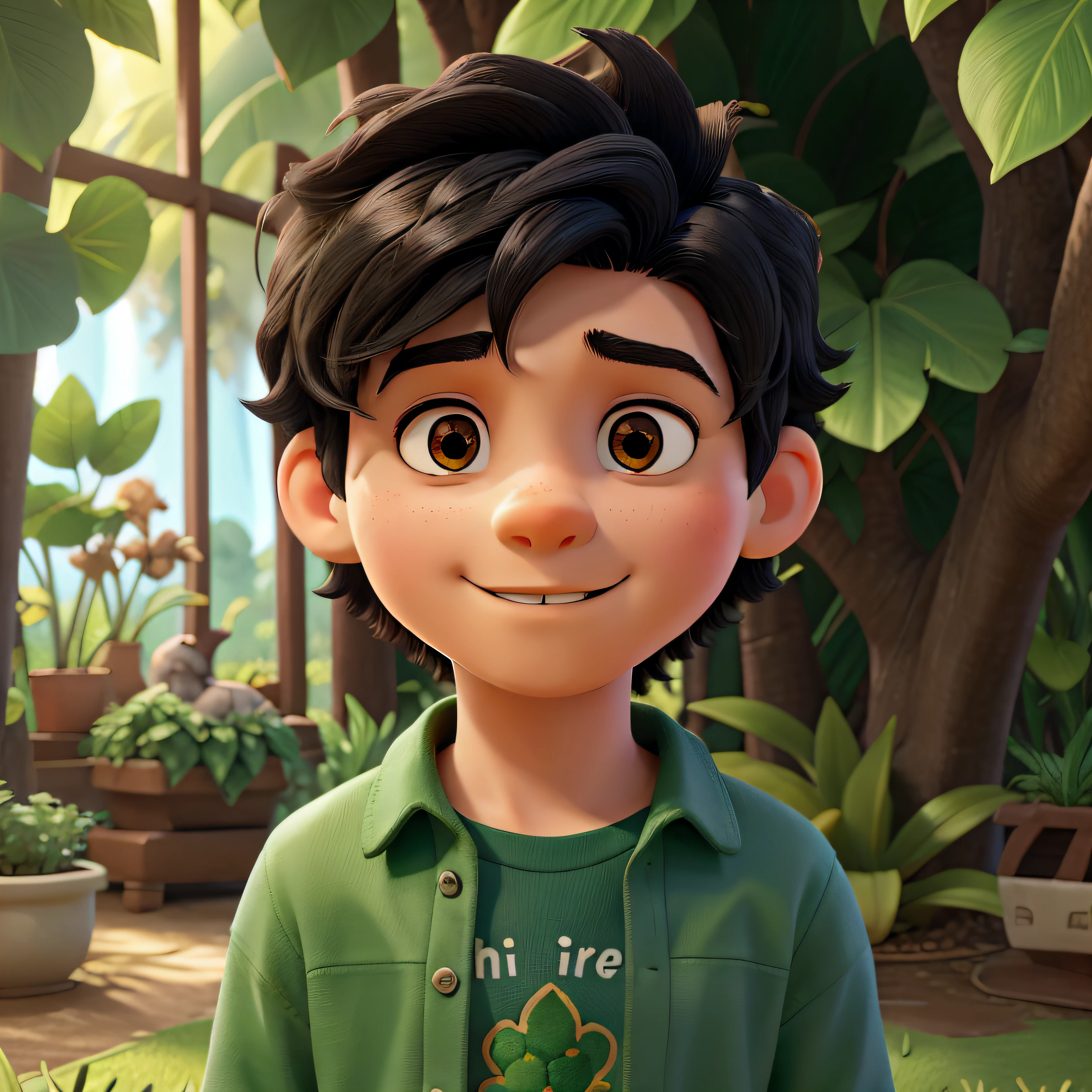 Lastly, meet Leo, the Nature Lover, a friendly and nature-loving child with black hair. Surrounded by plants and animals, Leo possesses a unique gift for communicating with fauna and flora. He takes on the role of an environmental guardian, teaching his friends the importance of cherishing and caring for our planet.