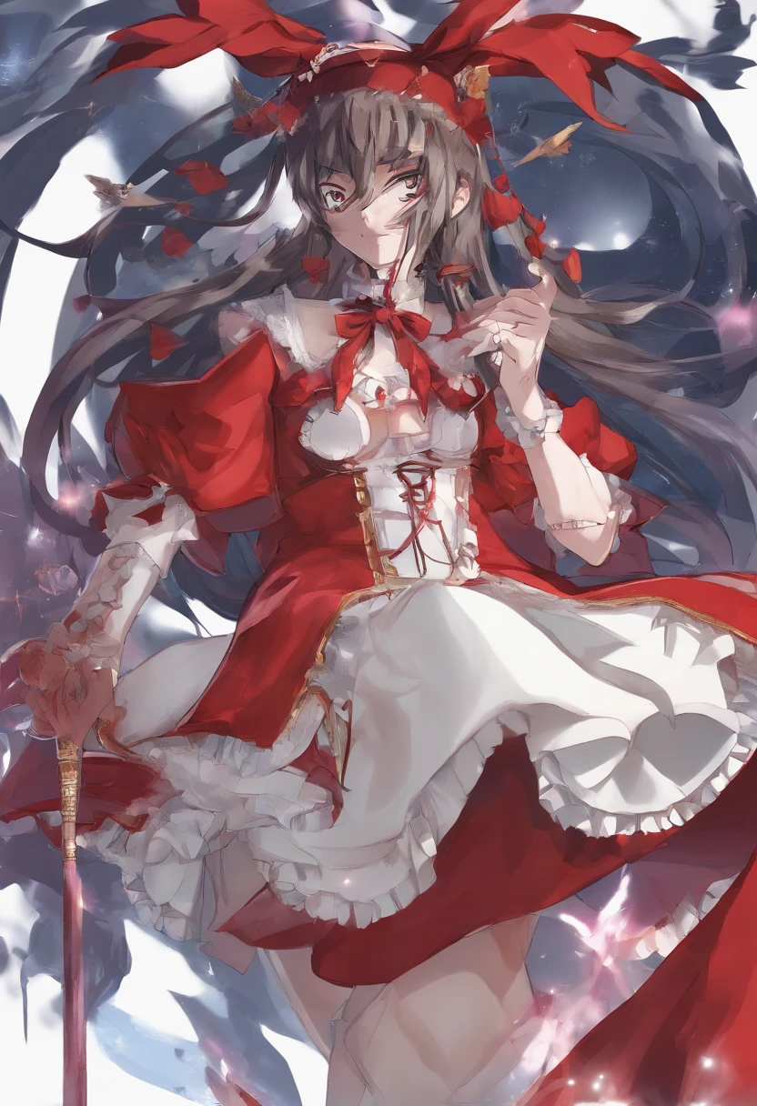 desenhos animados de uma com um microfone e um par de alto-falantes, estilo de arte guilty gear, fully robotic!! gatinha, Nekomimi, pose, Arte digital de Danganronpa, demonic atmosphere, cel - estilo de arte sombreado, artistic render of reimu hakurei, estilo anime", reimu hakurei, sonic oc, estilo de arte desconhecido