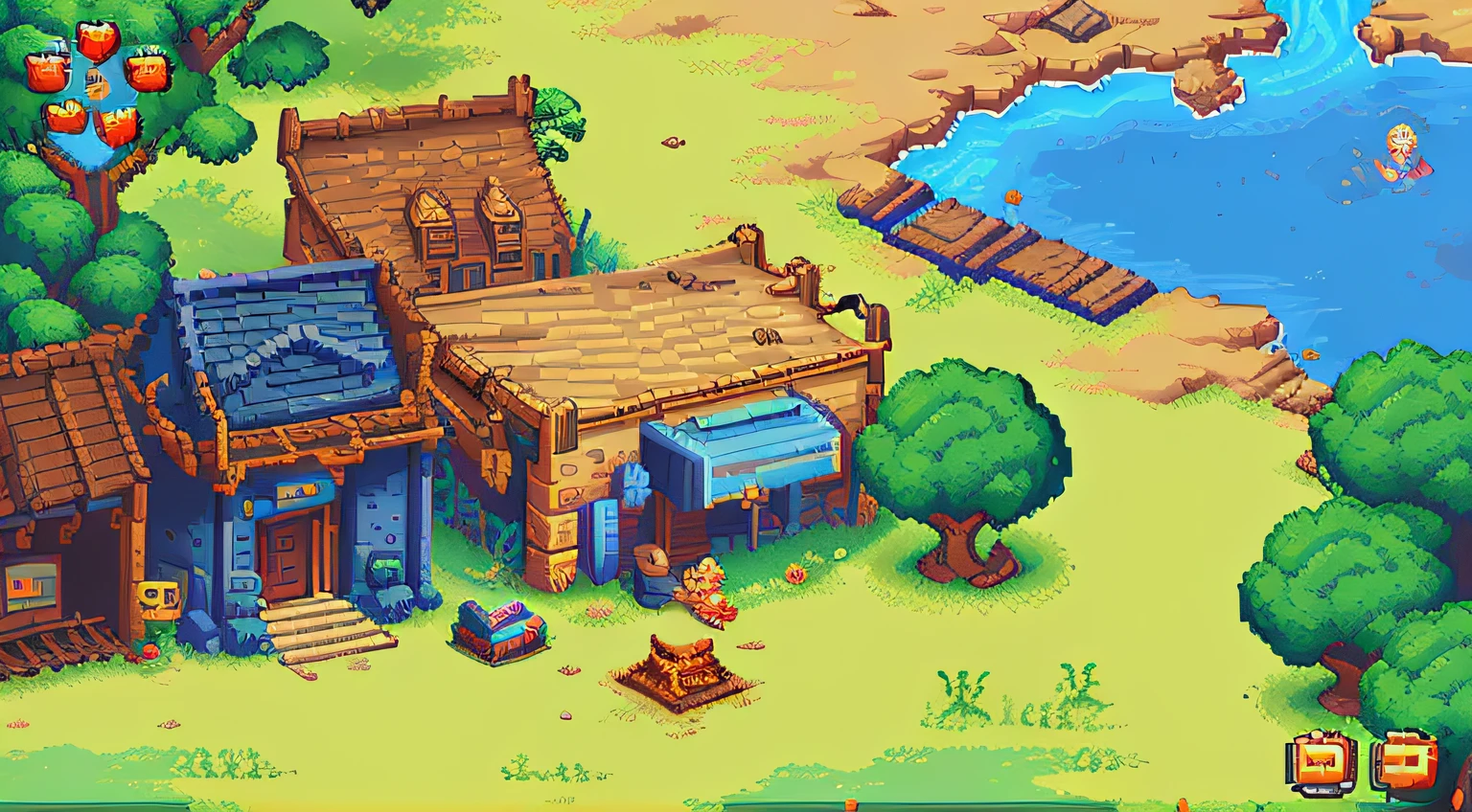 pixel art video game, retro, stunning, gorgeous,