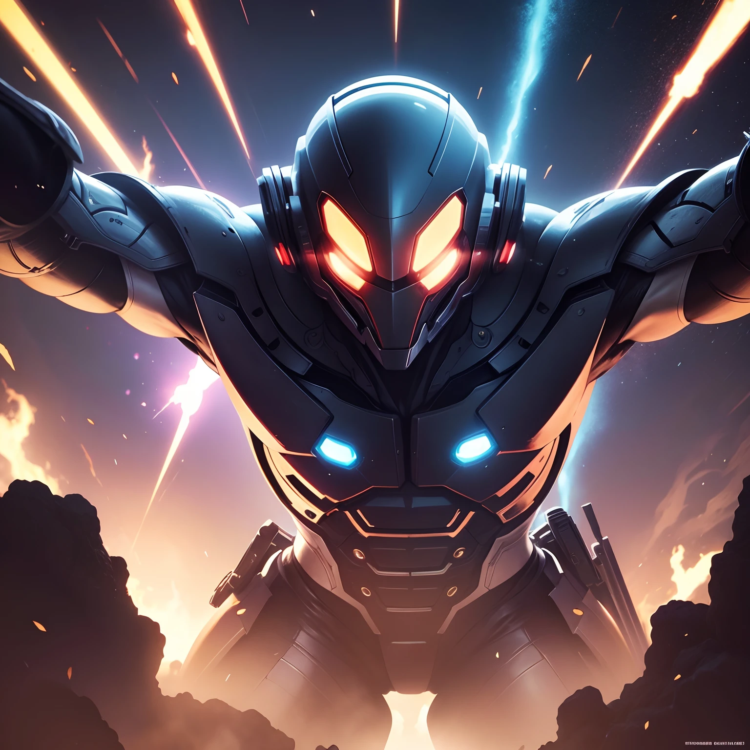 Western alien anime battle