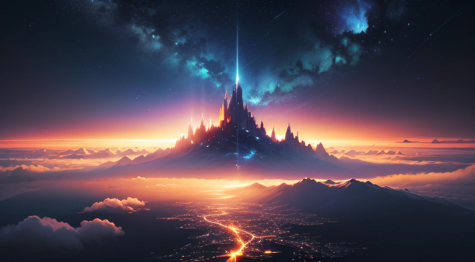 anime anime wallpapers with a view of the sky and stars, cosmic skies. by makoto shinkai, anime art wallpaper 4 k, anime art wallpaper 4k, anime art wallpaper 8 k, anime sky, amazing wallpaper, anime wallpaper 4 k, anime wallpaper 4k, 4k anime wallpaper, makoto shinkai cyril rolando, anime background art