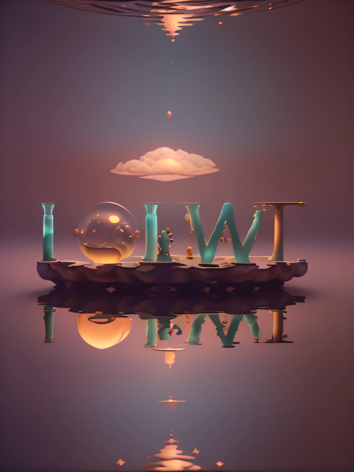 Masterpiece,((Thousand pure glass,Shine:1.2,(Transparent:1.3),The sheen)),Best quality;(pixar-style:1.4),(In a cave,At night,The kingdom of Zhou is surrounded by glowing plants,Flowers,Flying fireflies,Fire)(Ultra detailed,Aesthetic,Beautiful composition is rich,vivd colour,volumetric soft light)4K,Reflection in the water,water ripple Inspired by Alice in Wonderland,magic,Fairy tales,Unreal Engine,rendering by octane,cuteness render,a 3D render,Adobe Photoshop, Awesome beauty