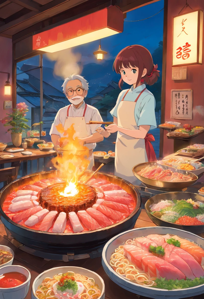 Yakiniku, sushi, ramen and soft-serve ice cream